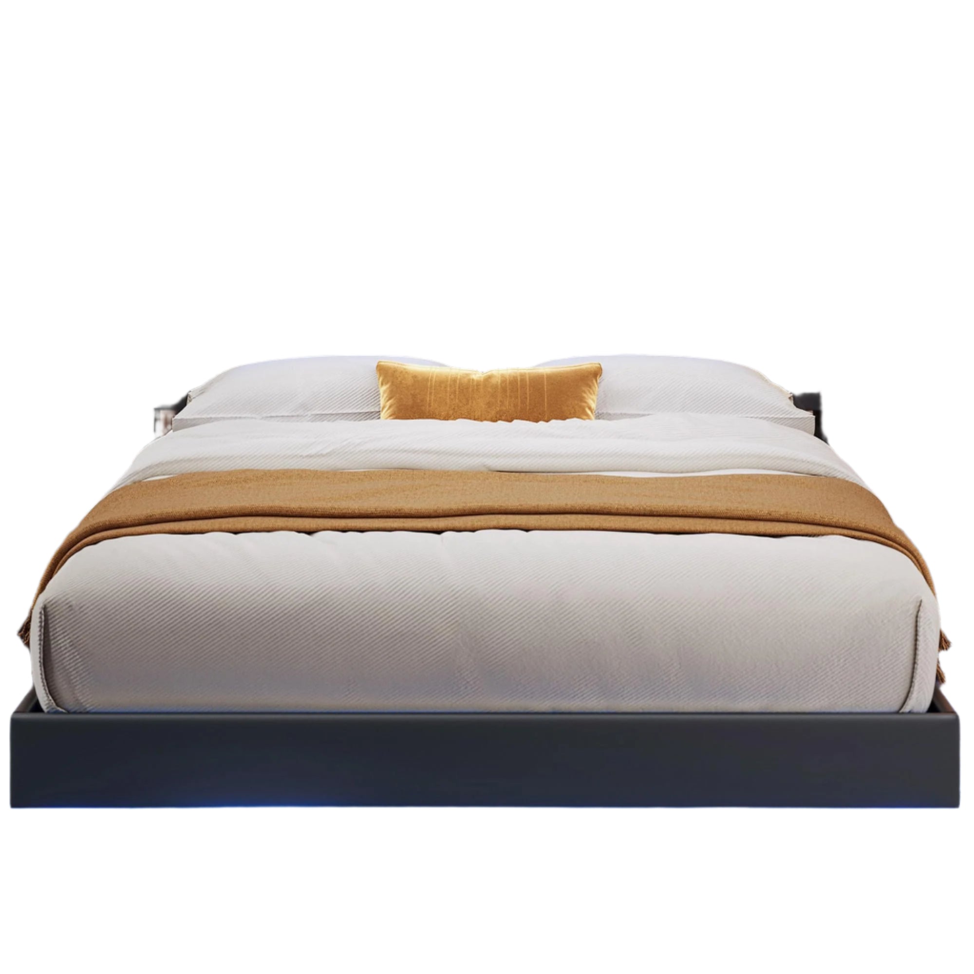 Floating Bed Frame Full Bedframe with Headboard