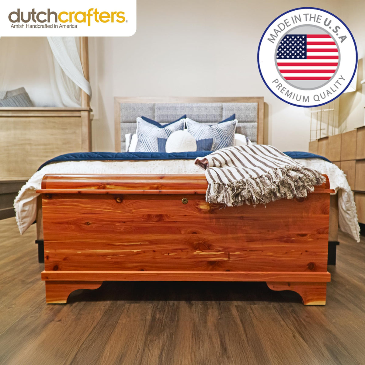 Cedar Hope Chest with Lock