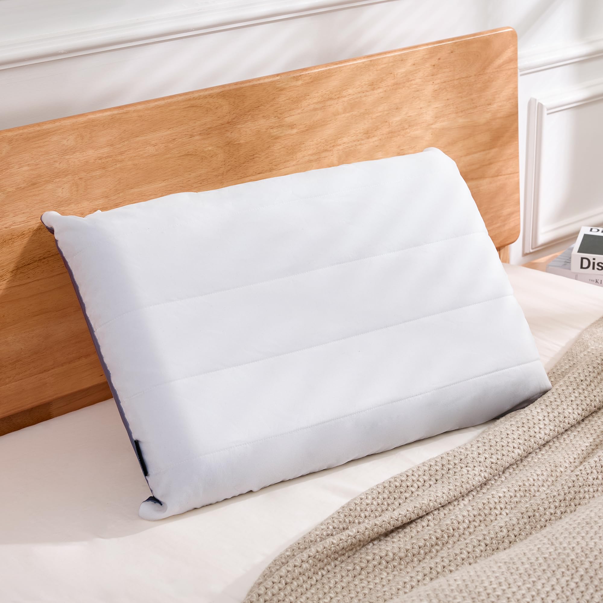 Cooling Memory Foam Pillow for Neck Pain Relief, Neck Pillow
