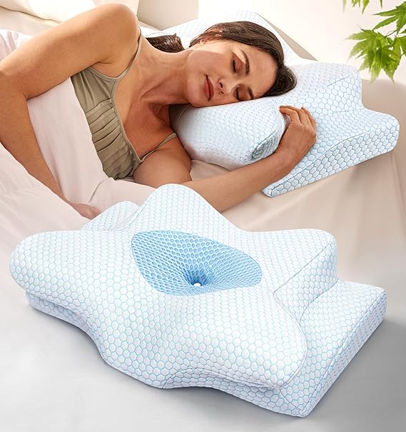 Without Pain Cervical Neck Pillow for Sleeping, Ergonomic S