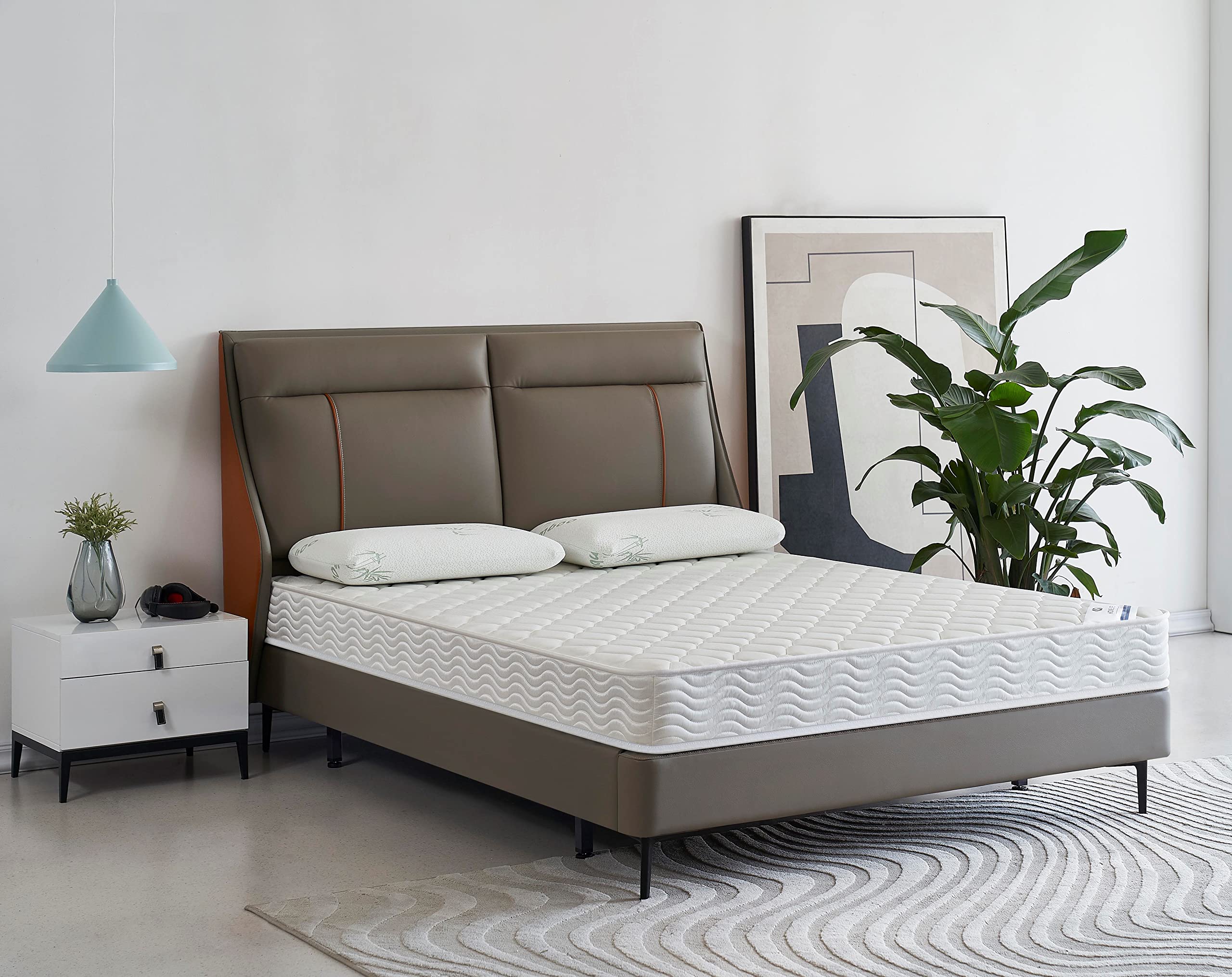 Full Size - 6 Inch Homelife Innerspring Hybrid Mattress with Comfort Foam