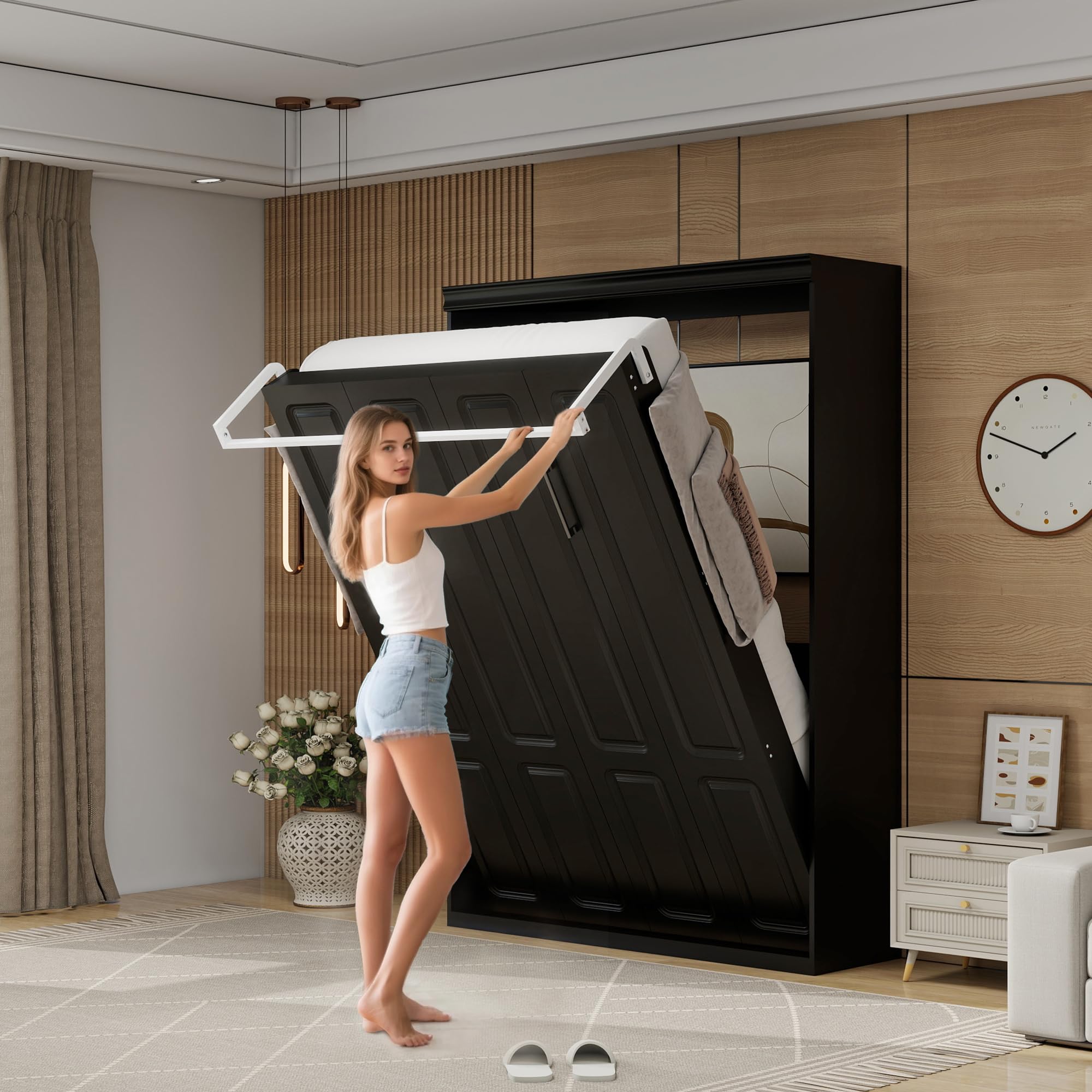 Murphy Bed Full - Space Saving Wall Murphy Bed Full Convertible