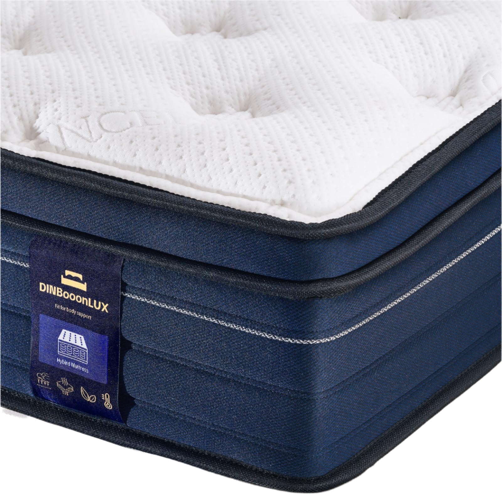 King Size Mattress,14 Inch Hybrid Mattress in a Box with Gel Memory Foam