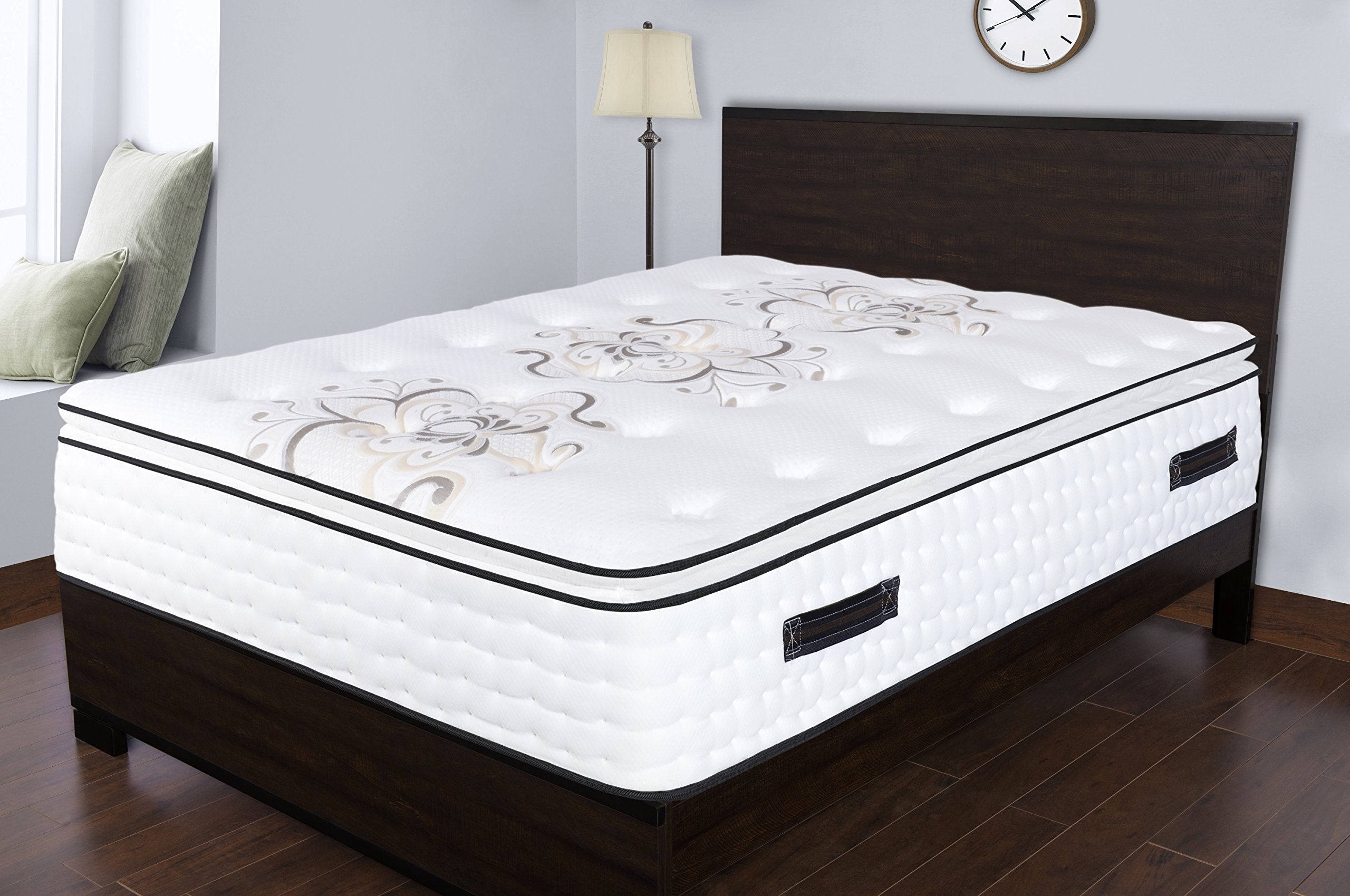 Orthopedic Mattress Premium 14.5 Inch Plush Gel & convoluted Memory Foam