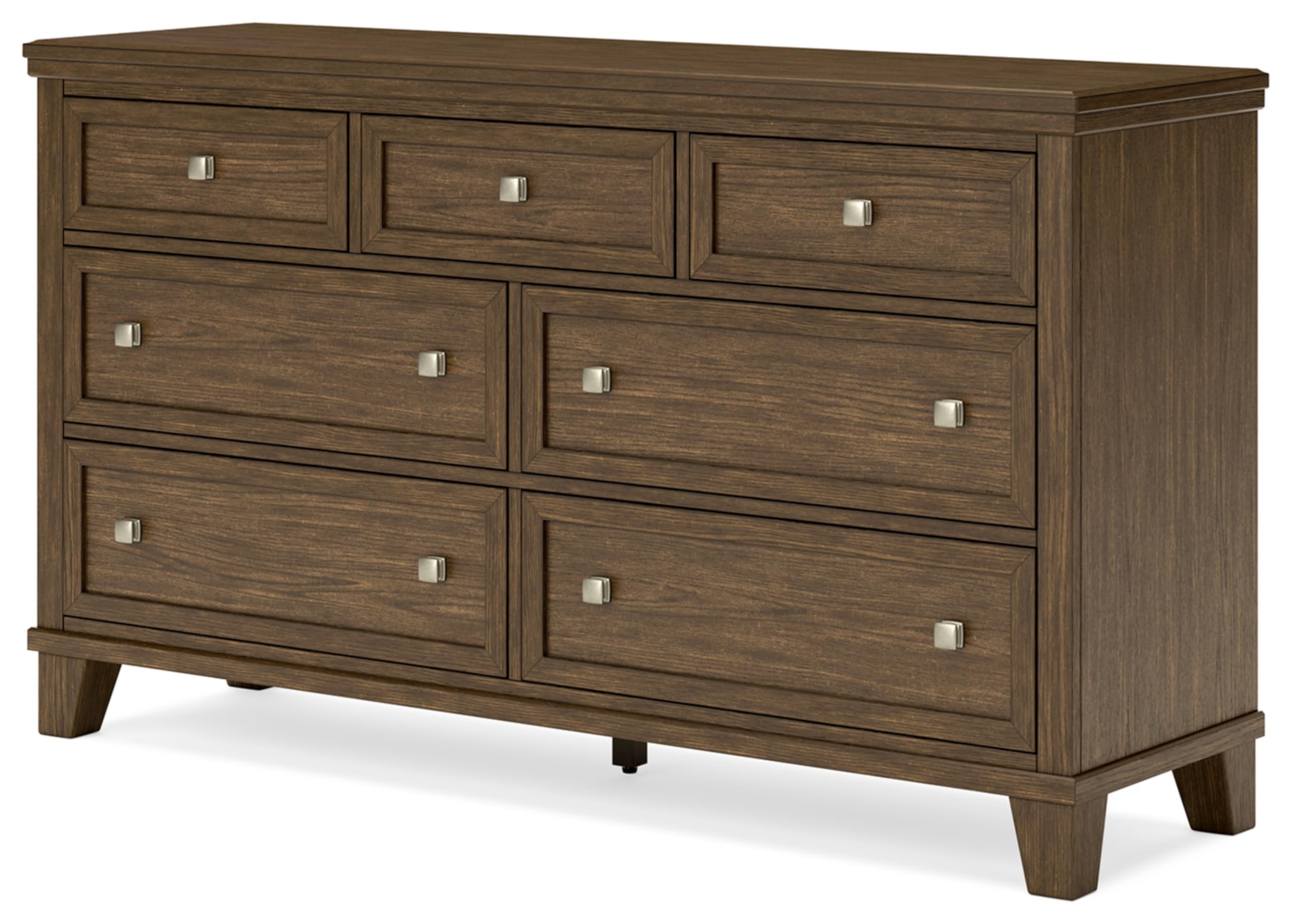 Shawbeck Casual 7 Drawer Dresser with Felt-Lined Top Drawer and Safety Stop