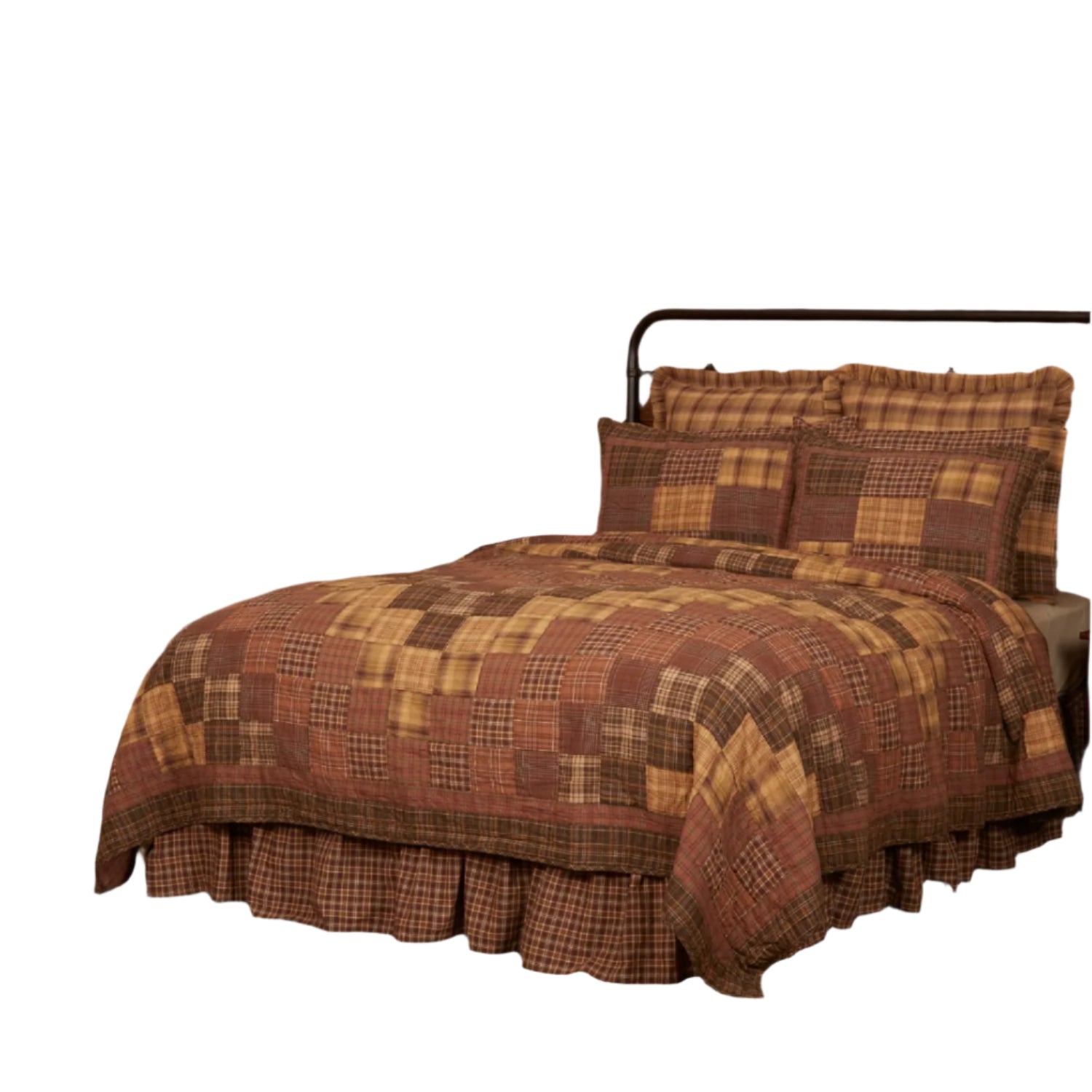 Brands Prescott Patchwork Cotton Rustic Pre-Washed Bedding Accessory