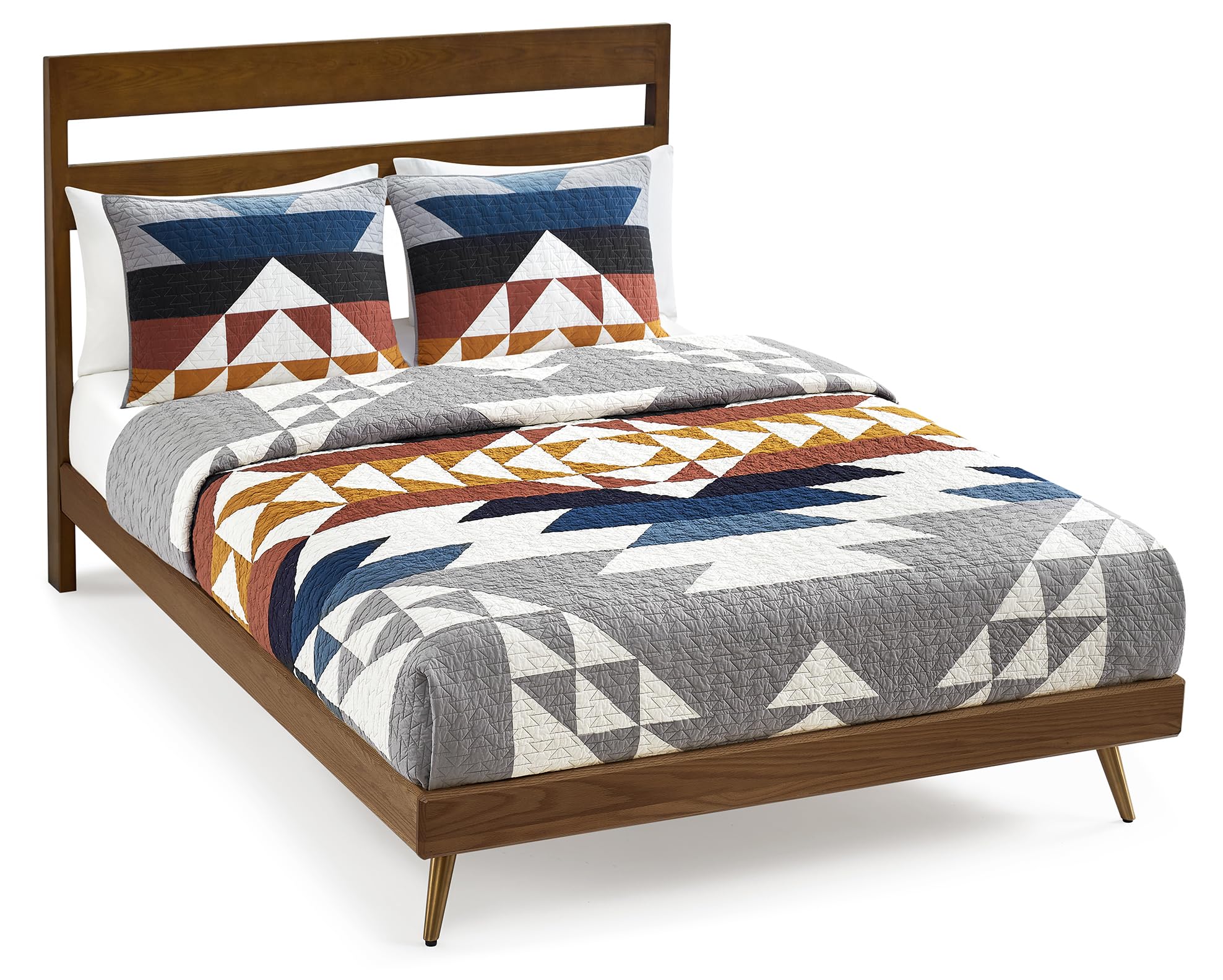 Explorer King Quilt Bedding Set with 2 Shams Premium Cotton Lightweight