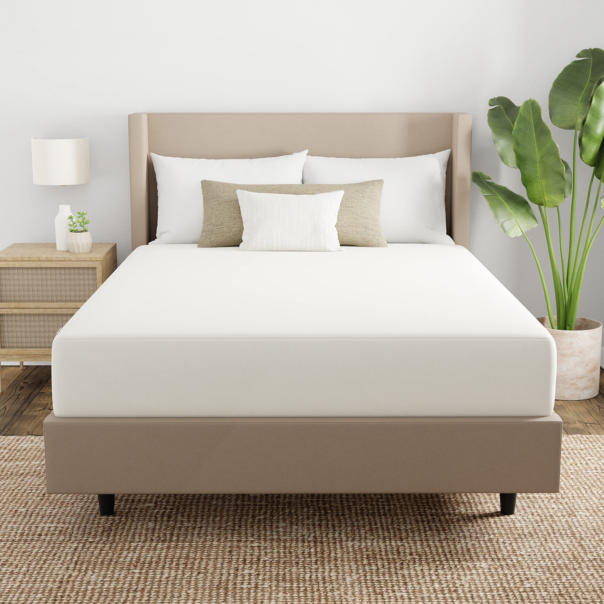100% Organically Grown Cotton Top Waterproof Mattress Pad Cal King Plush