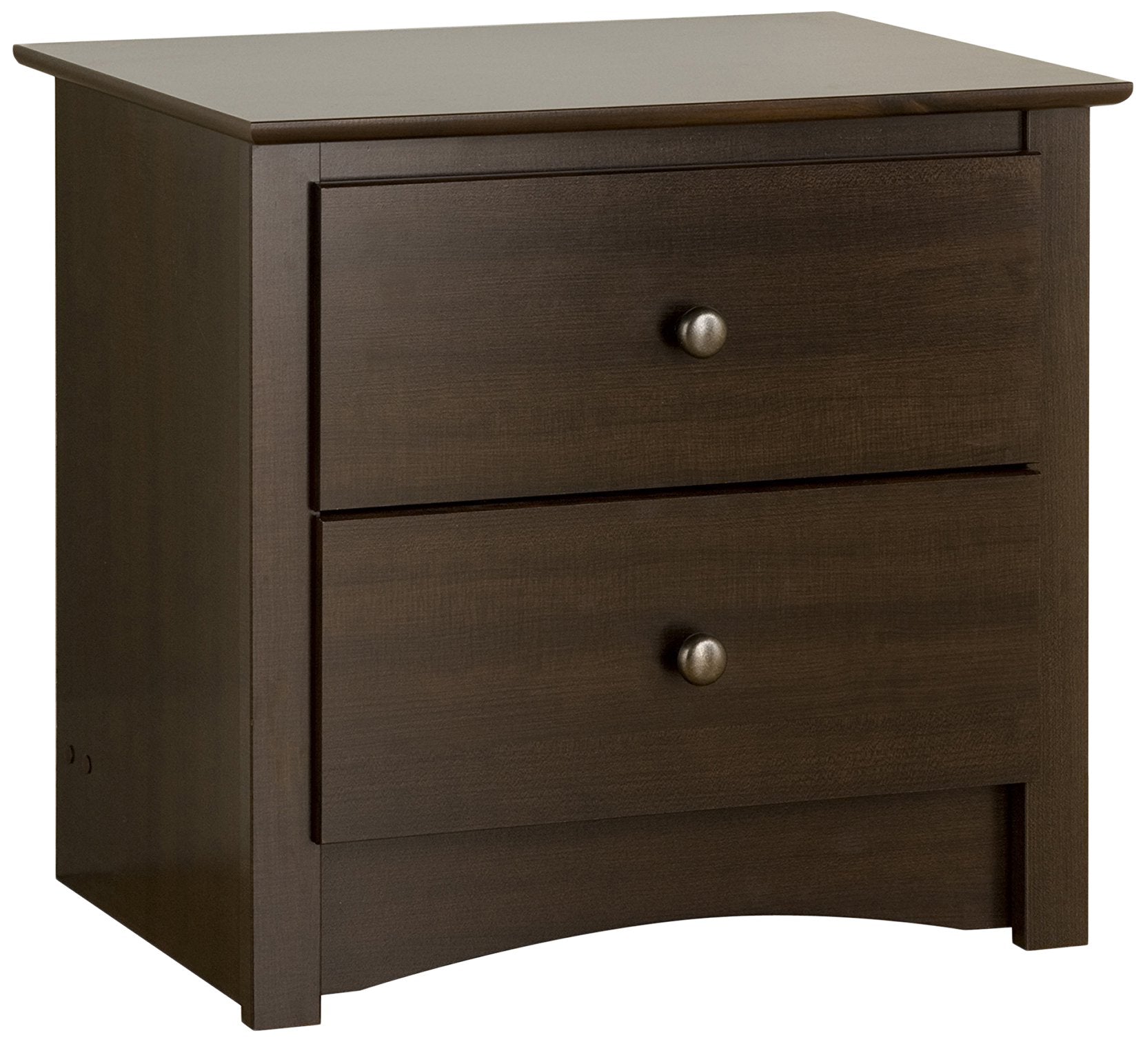 Sonoma 6 Drawer Double Dresser for Bedroom, Espresso & Sonoma 2-Drawer Nightstand
