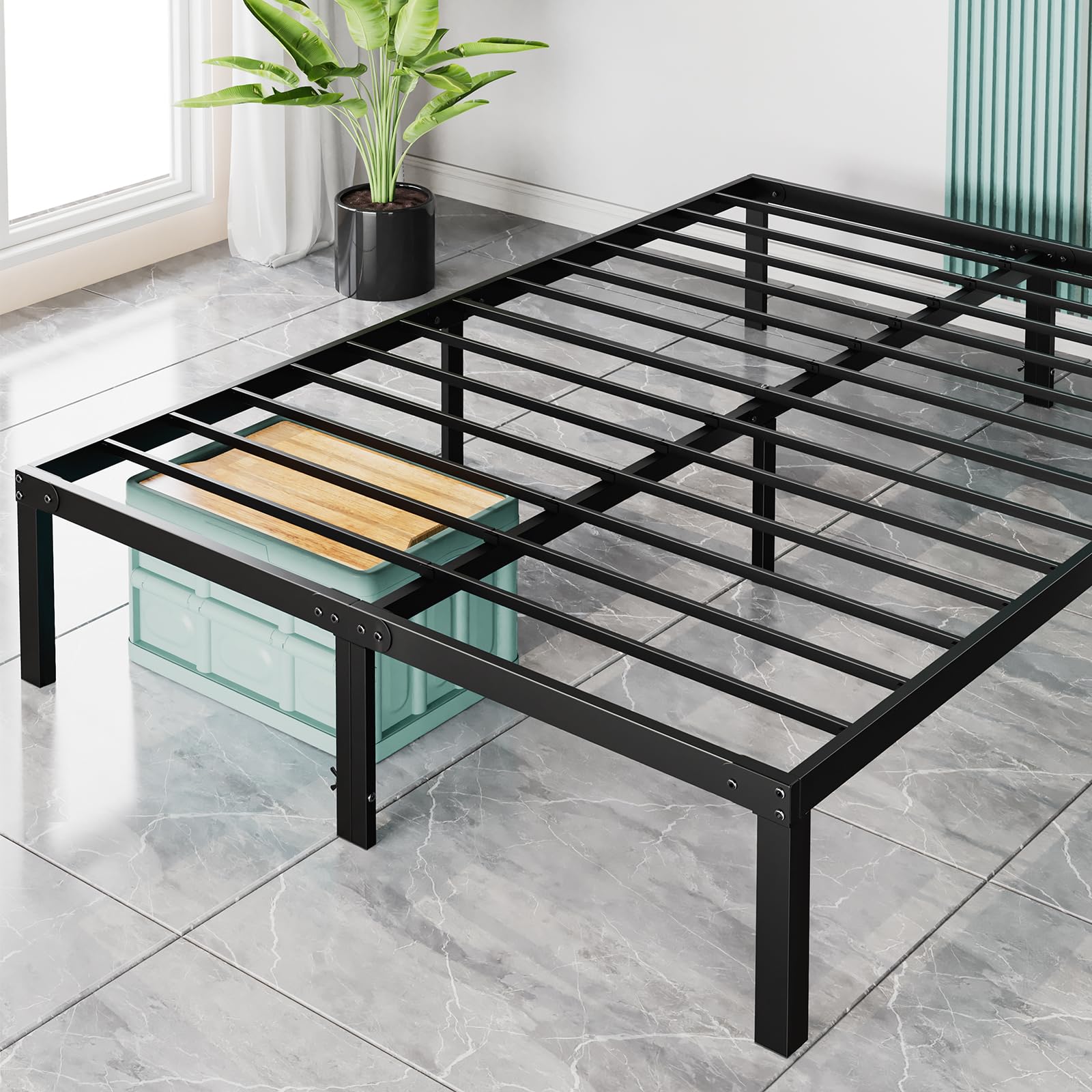 Queen Bed Frame - Heavy Duty Metal Platform Bed Frames Queen Size