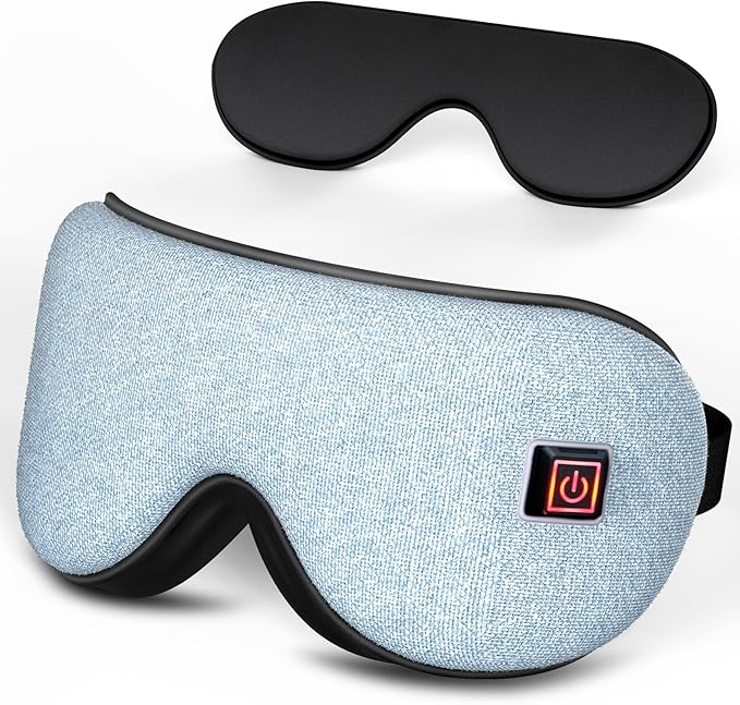 Heated and Cooling Sleep Mask for Dry Eyes, Migraines