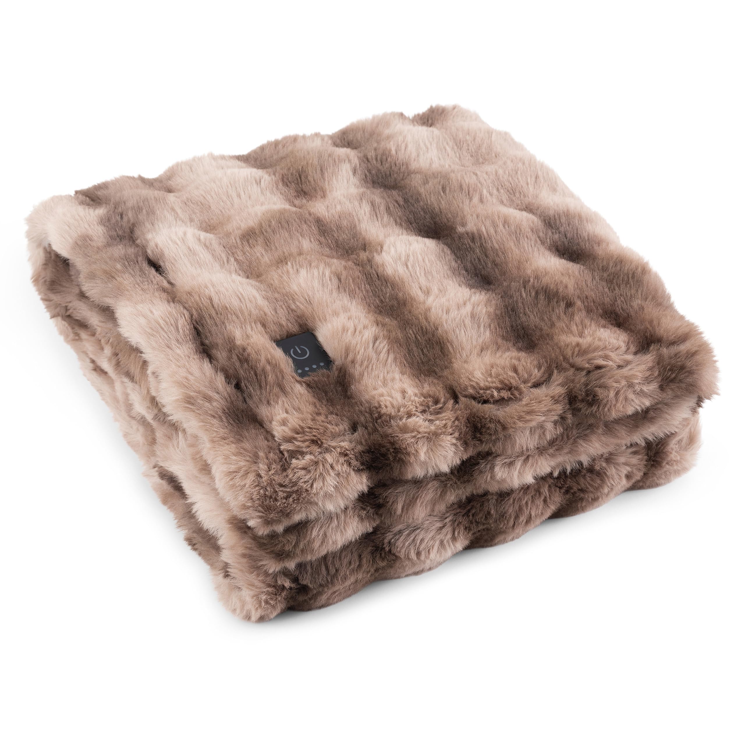 Faux Fur Throw Blanket - Heat Blankets Electric - Faux Fur Heated