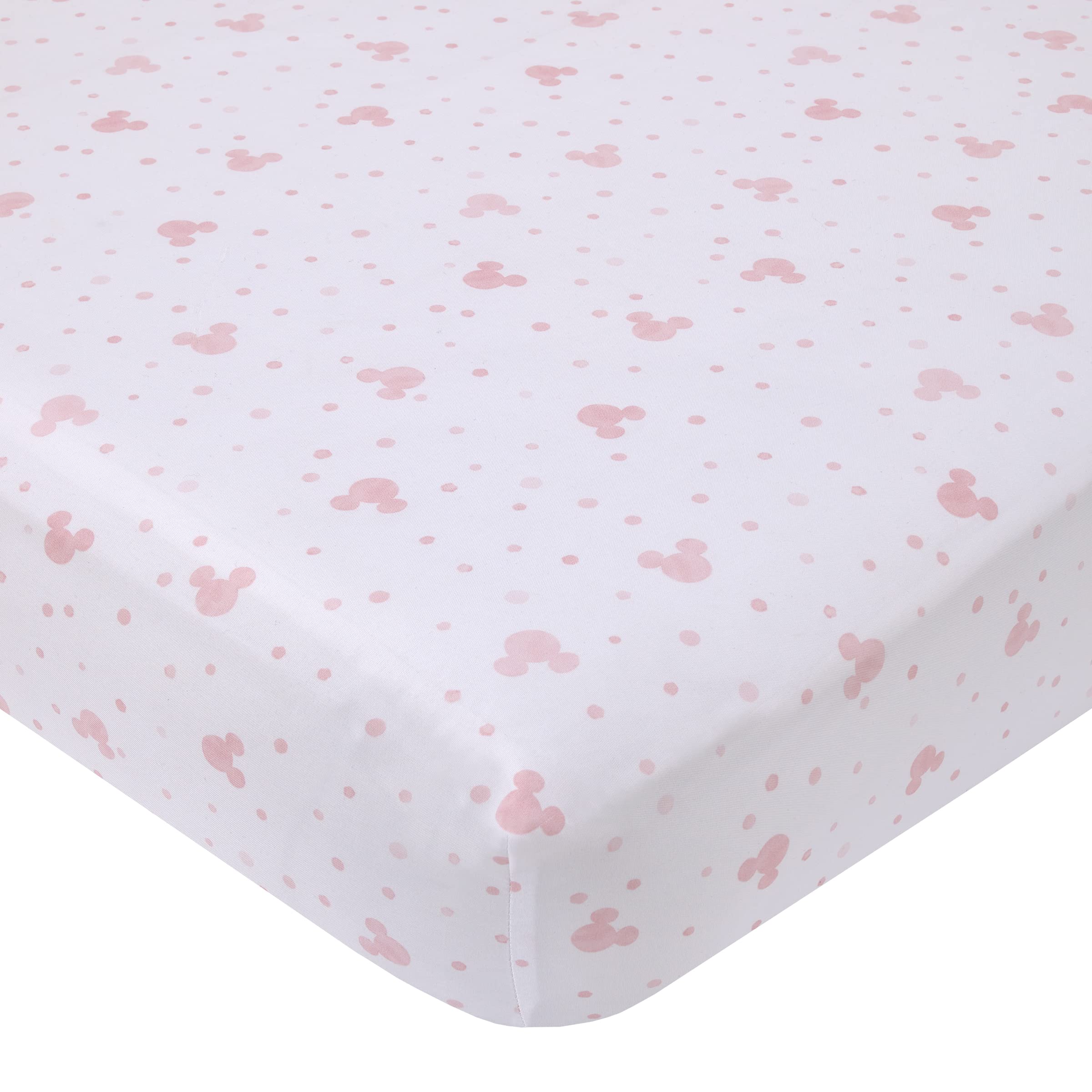 Minnie Mouse Lovely Little Lady Pink and White Stripes and Dots 3 Piece Nursery