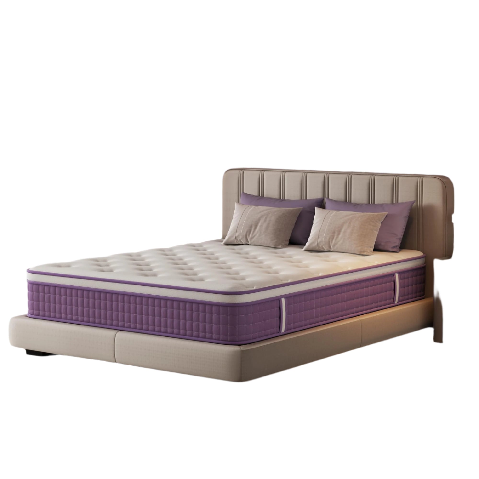 12 Inch Queen Size Hybrid Mattress in a Box, CertiPUR-US Certified Mattress
