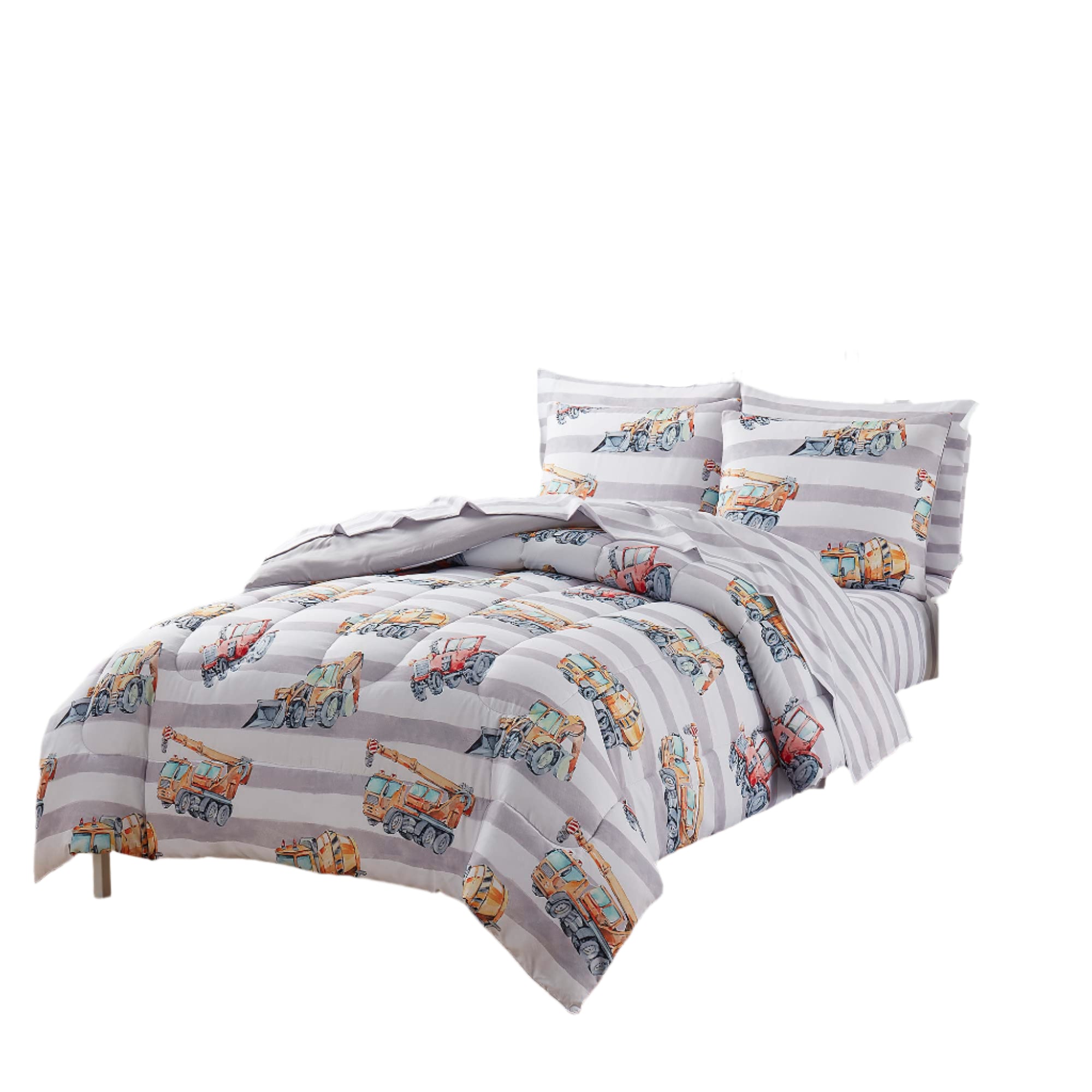 Set Bed in a Bag for Boys and Girls Toddlers Printed Sheet Set
