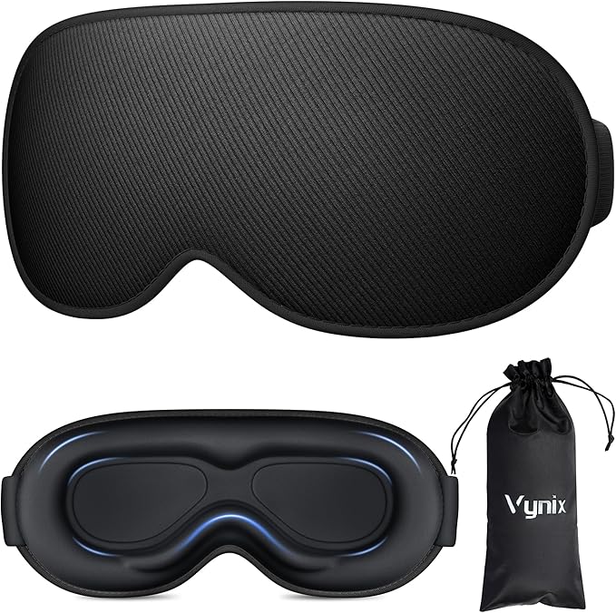 Sleep Mask for Men Women - Blackout Eye Masks for Sleep