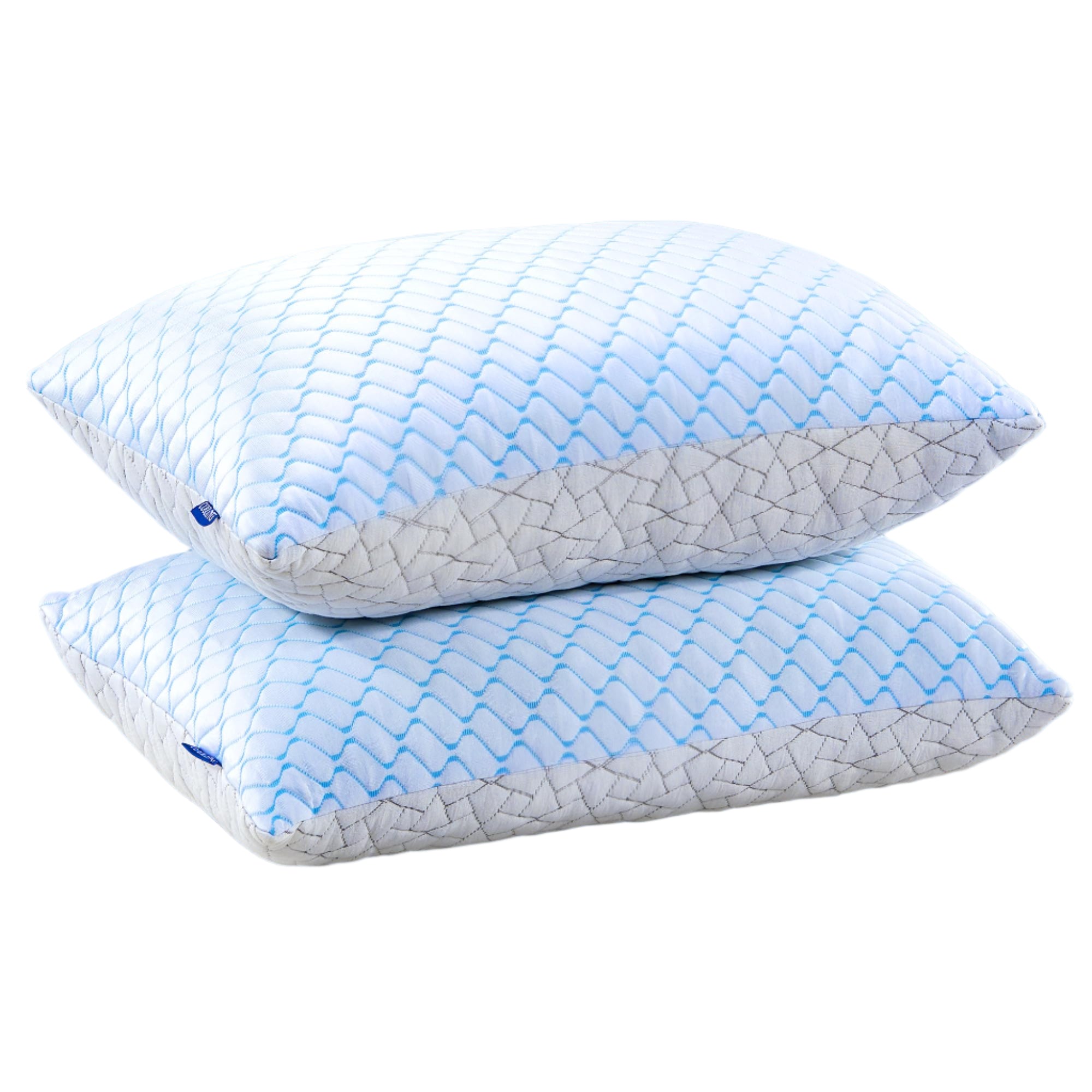 Pillows Standard Size Set of 2, Shredded Memory Foam Pillows, Cooling Pillow