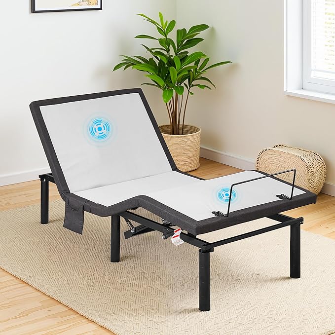 Adjustable Bed Frame Twin XL Size, Zero Gravity Adjustable Bed Base