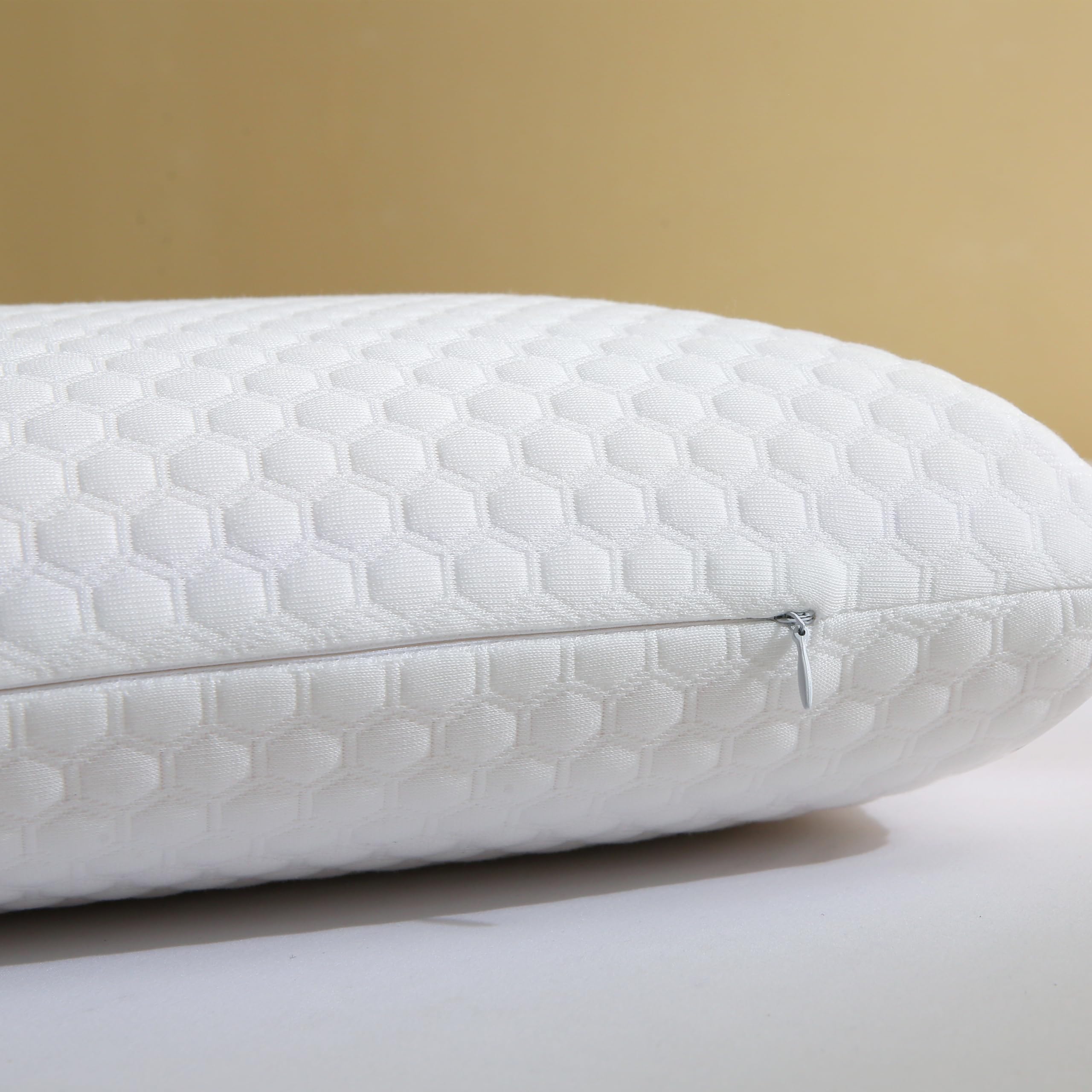 Foam Bed Pillows, Pillow for Side and Back Sleeper, Pillow for Neck Pain Relief