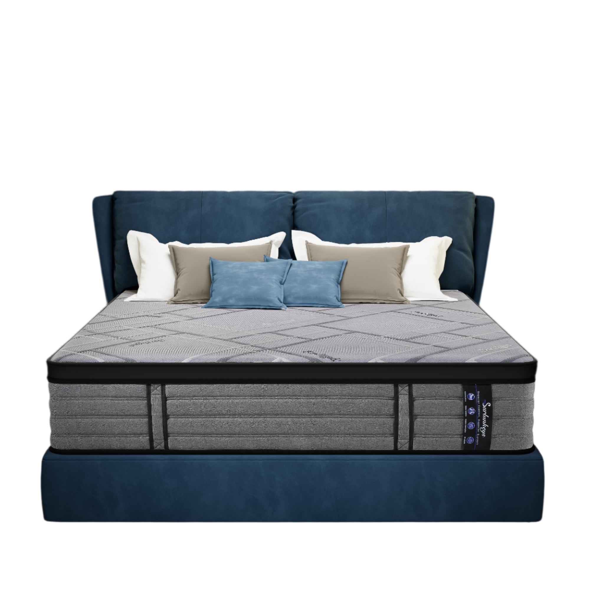 Gel Foam Hybrid Mattress - 14 Inch Queen Mattress for Pressure Relief