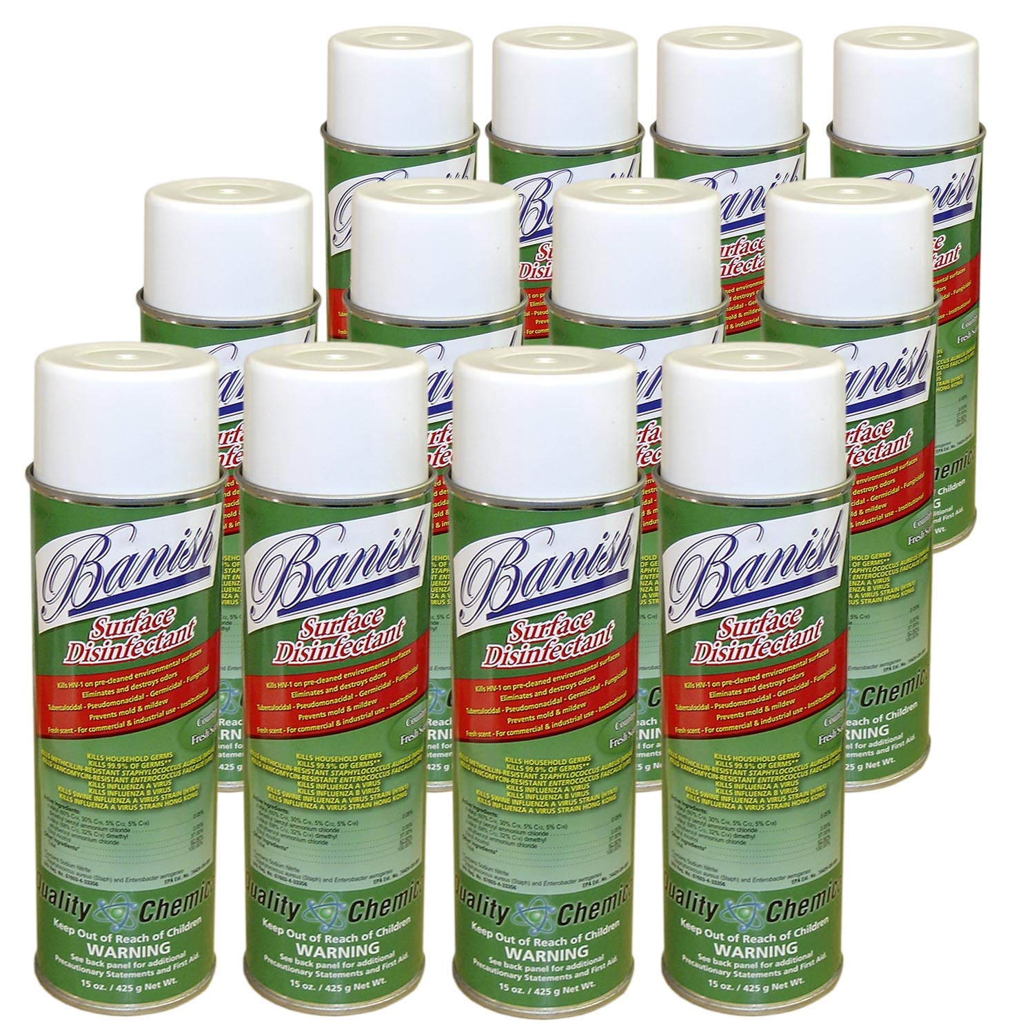 Banish Disinfectant Spray-Case of 12