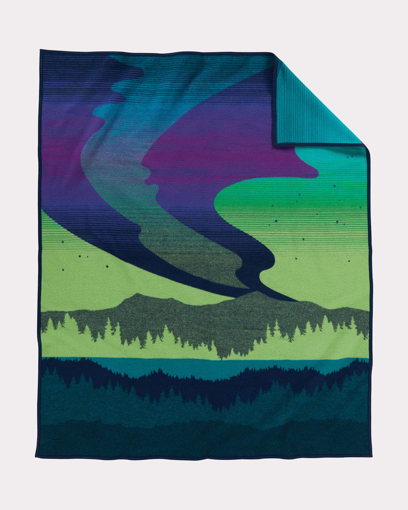 Northern Lights Wool Blanket, Robe