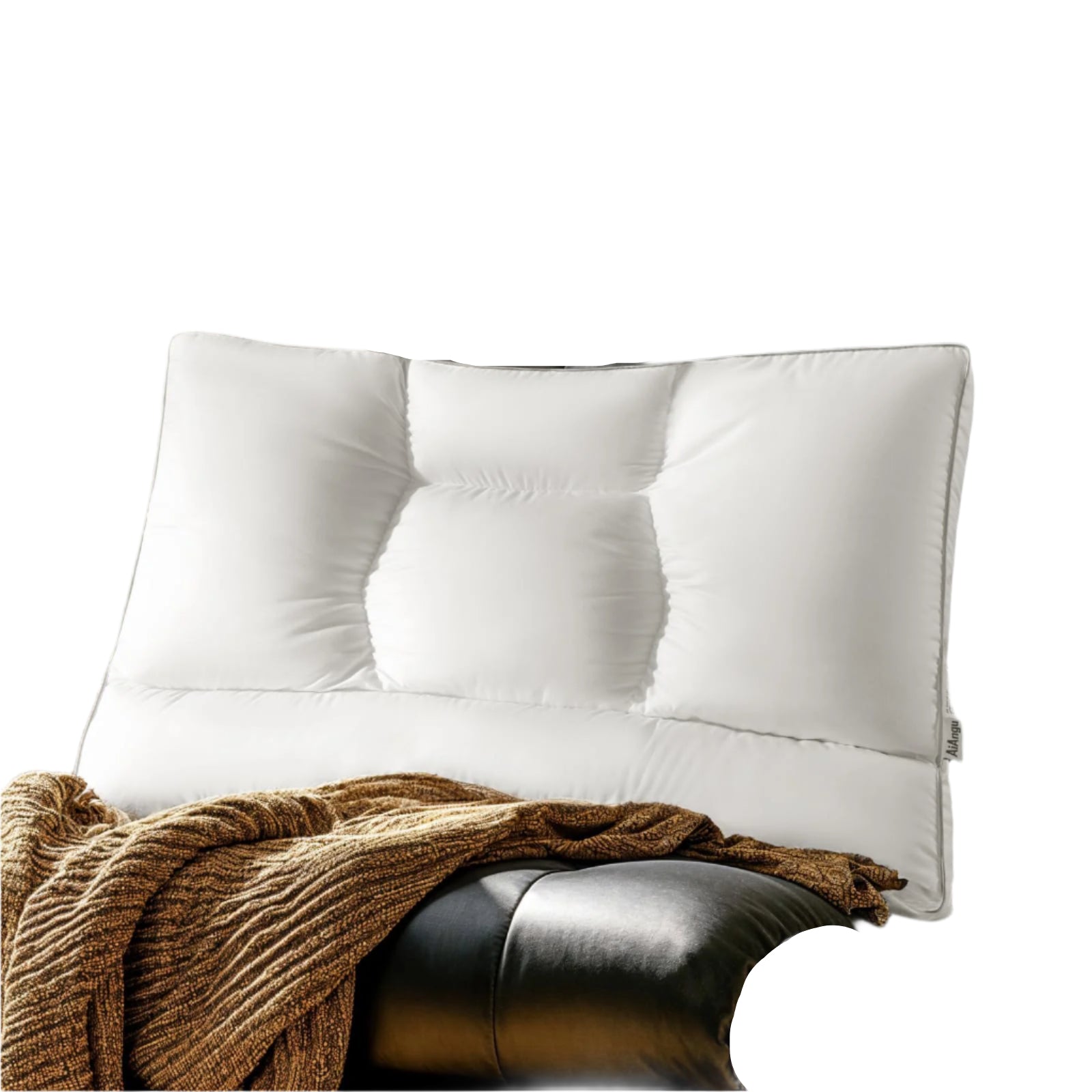 Goose Down Pillow, Cervical Support for Neck Pain Relief