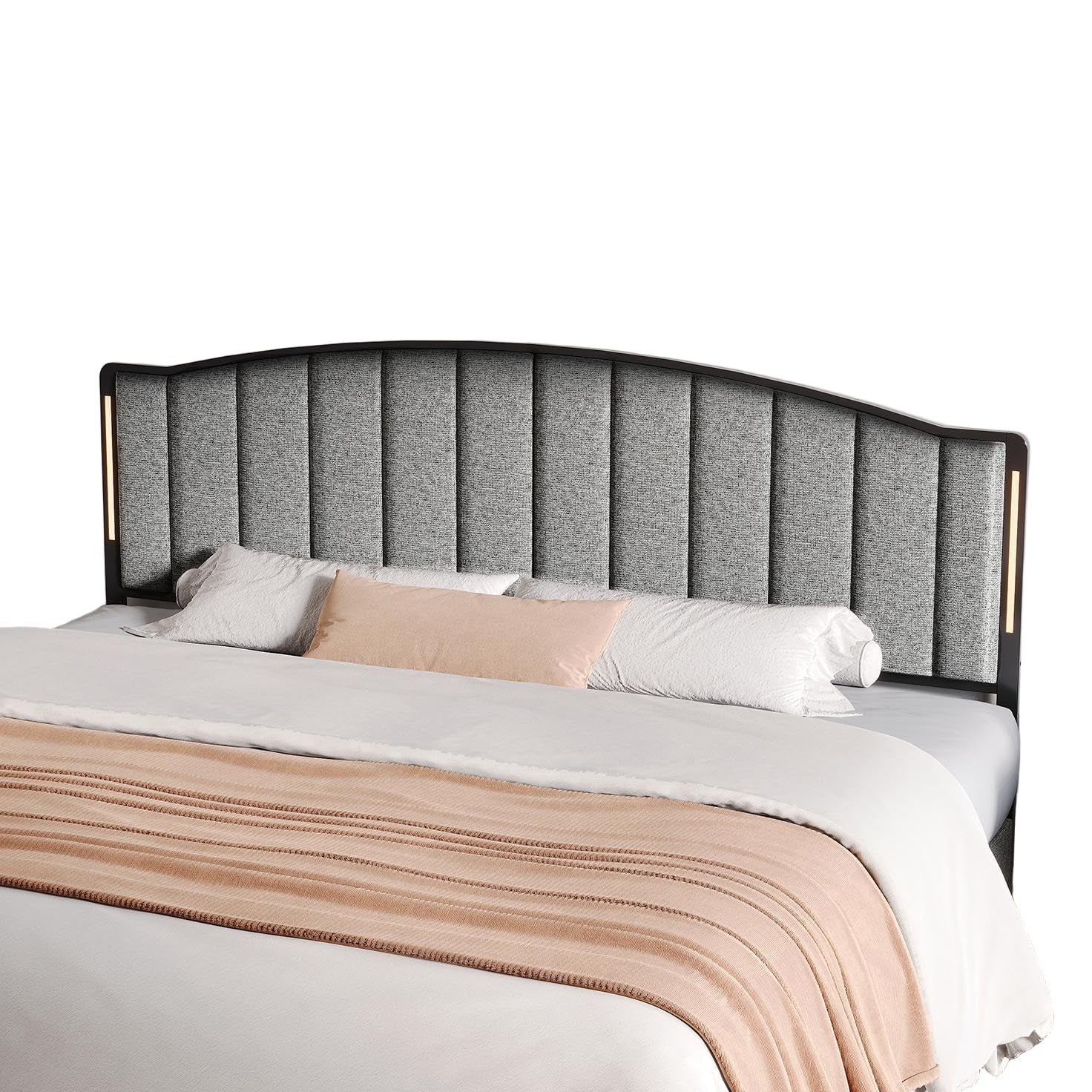 Headboard for King Size Bed with LED Lights