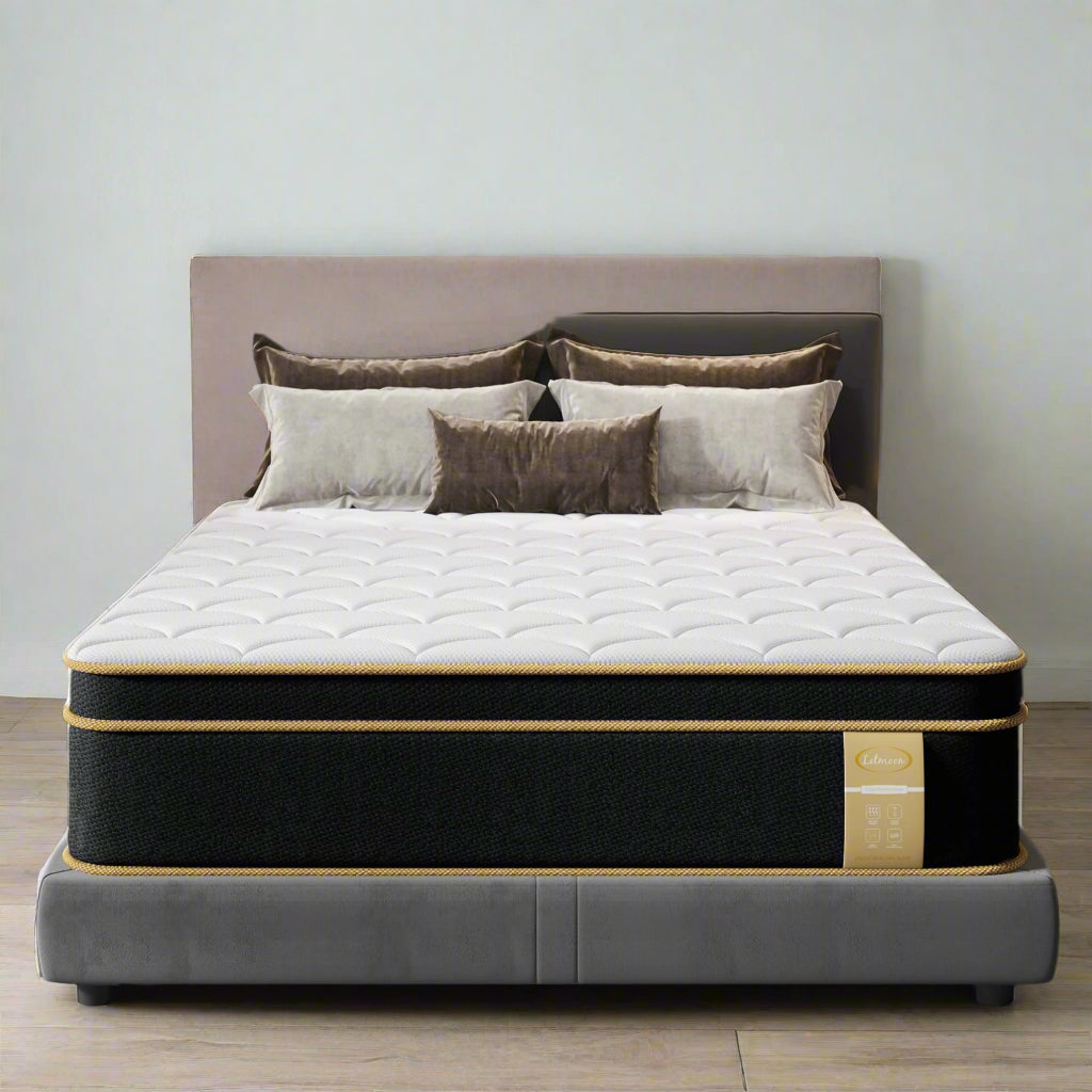 Queen Mattress, 12 Inch Gel Memory Foam Hybrid Mattress Queen Size Bed in a Box