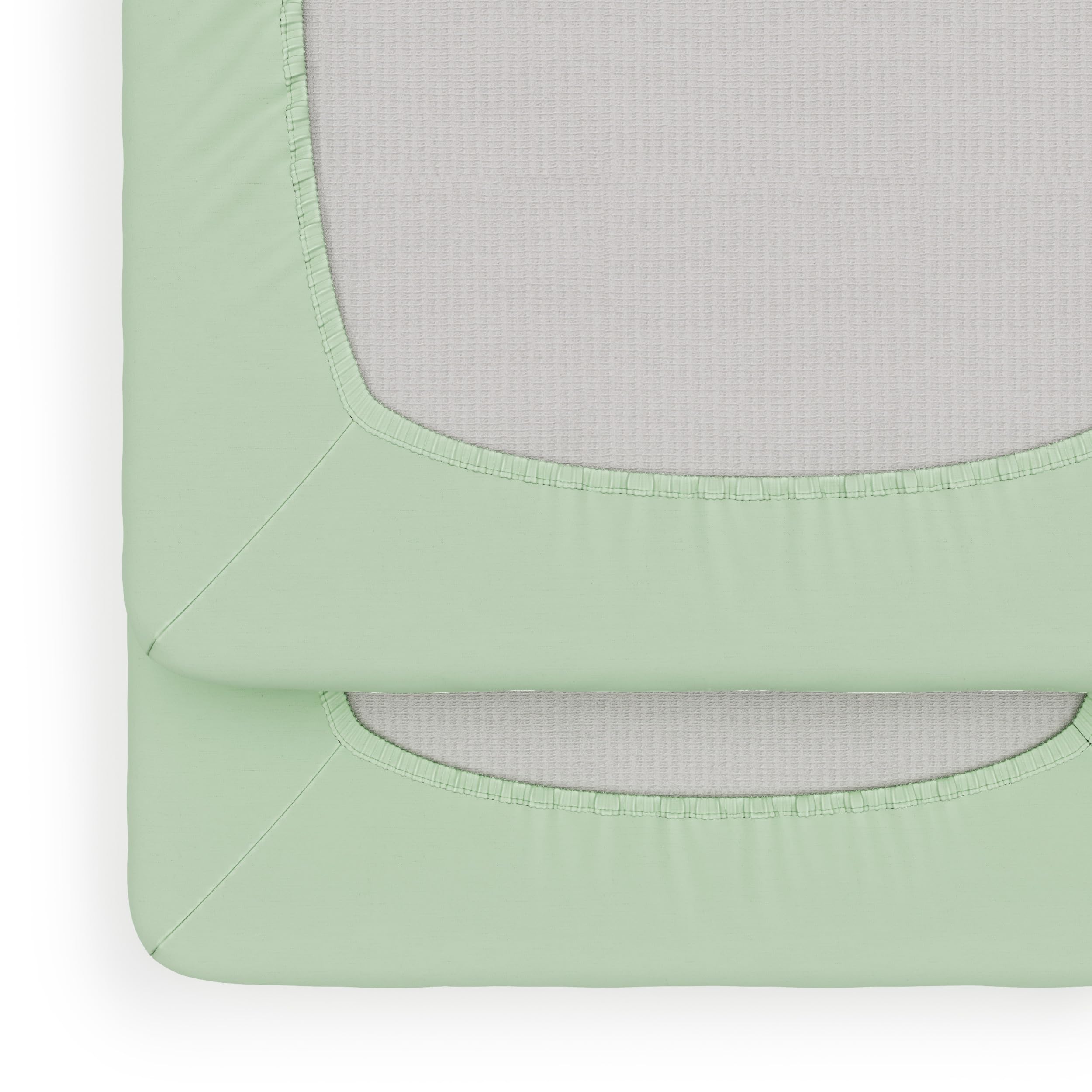 SafeFit 6-Pack Compact/Portable Crib Sheets, Durable & Hygienic Mattress
