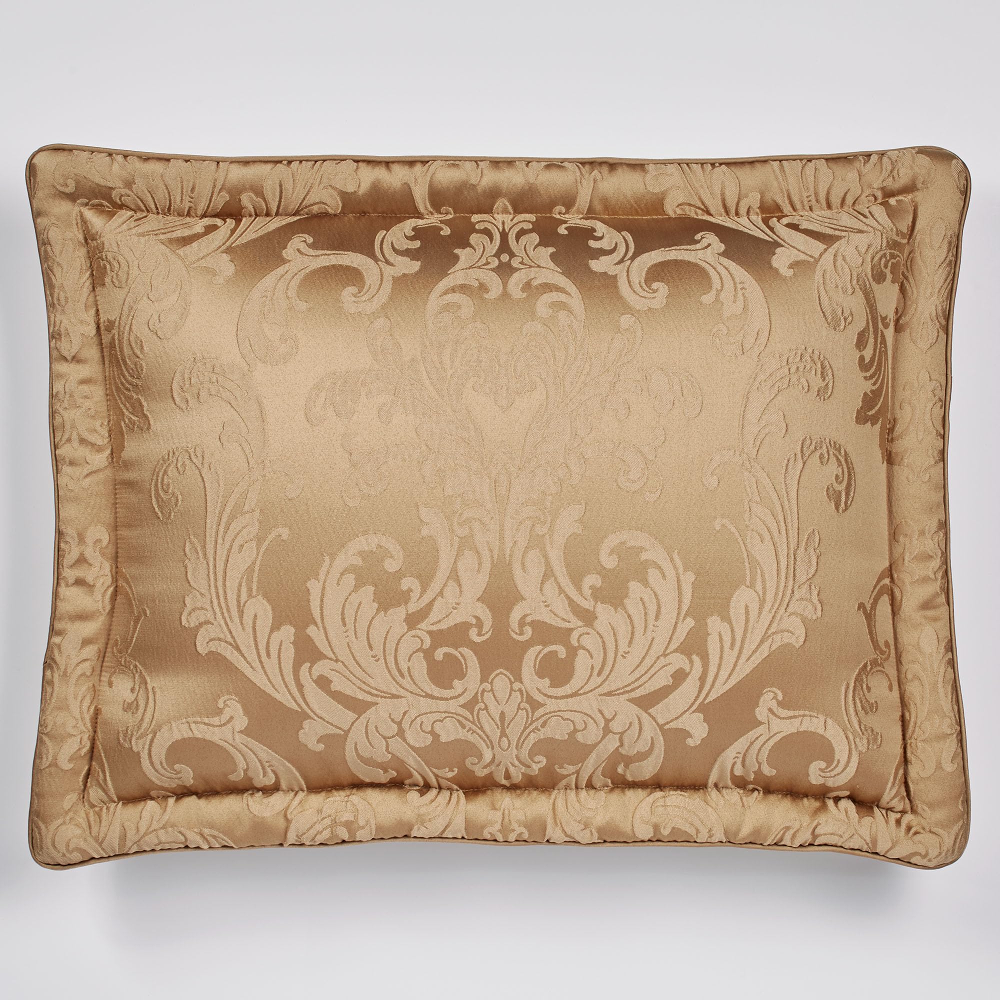 Monaco Luxury Bedding | Royal Monochromatic Metallic Gold | Puff Jacquard-Woven