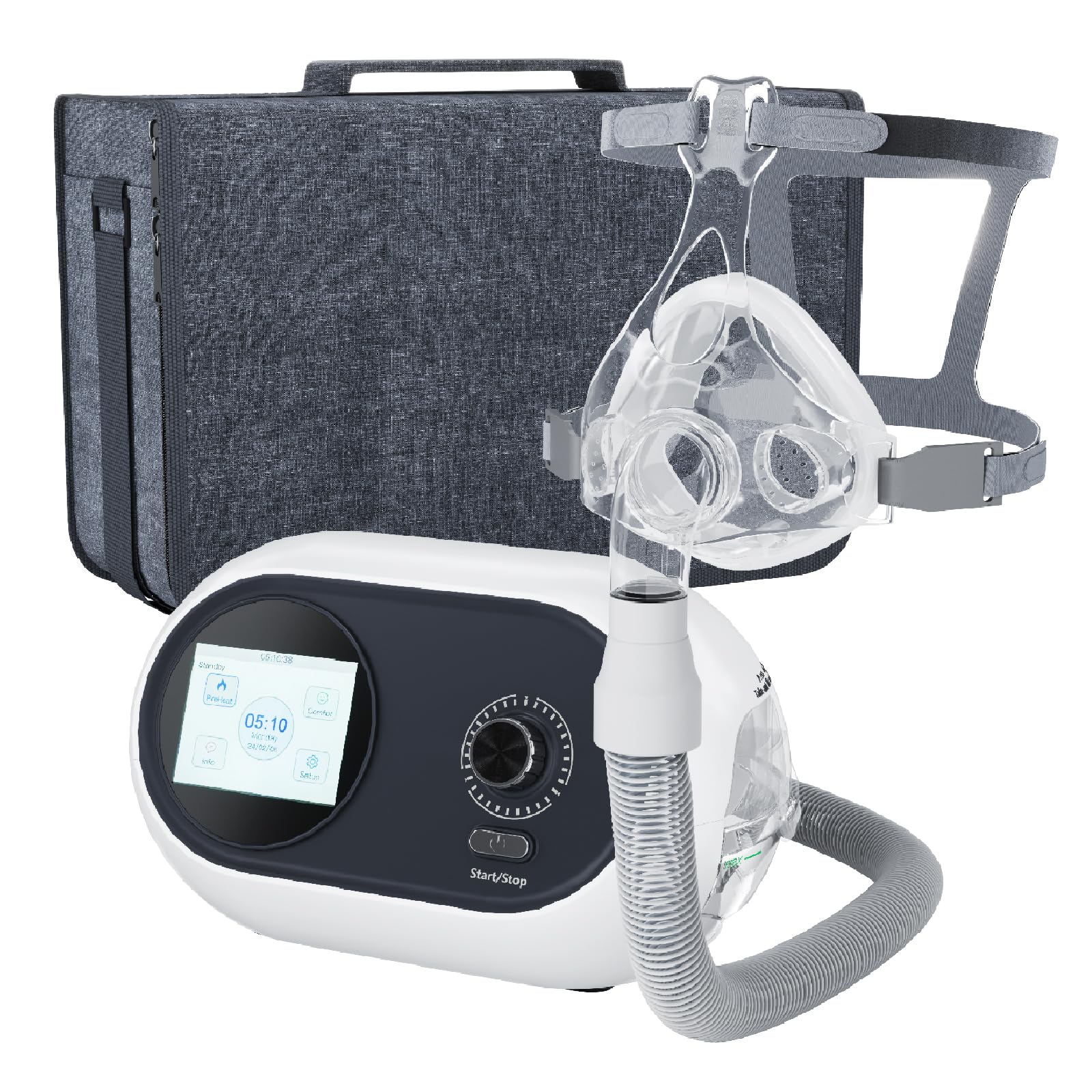 Sleepnea Device with Full Accessories for Home Travel use, US-Version