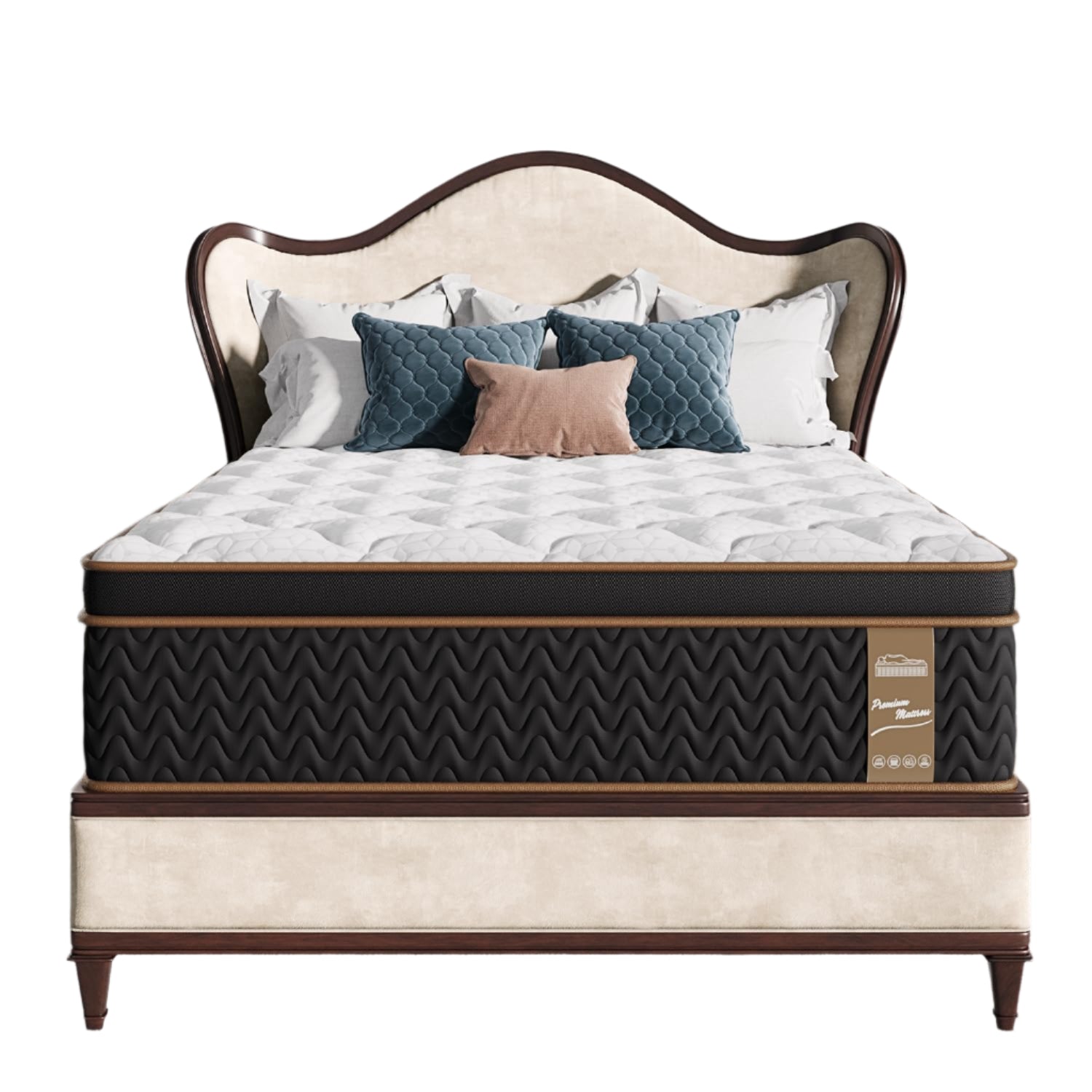 Queen Mattress, 12-Inch Deluxe Hybrid Mattresses