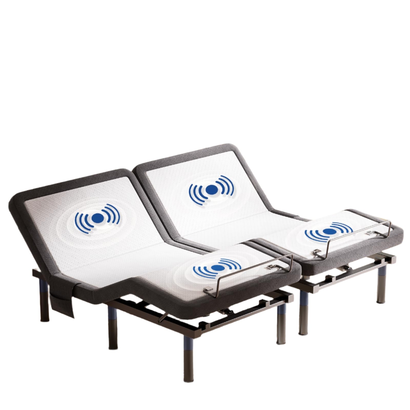 Split King Adjustable Bed Frame with Massage