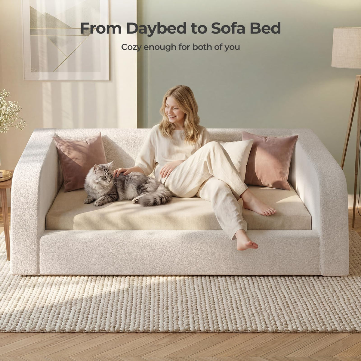 Twin Upholstered Cloud Daybed