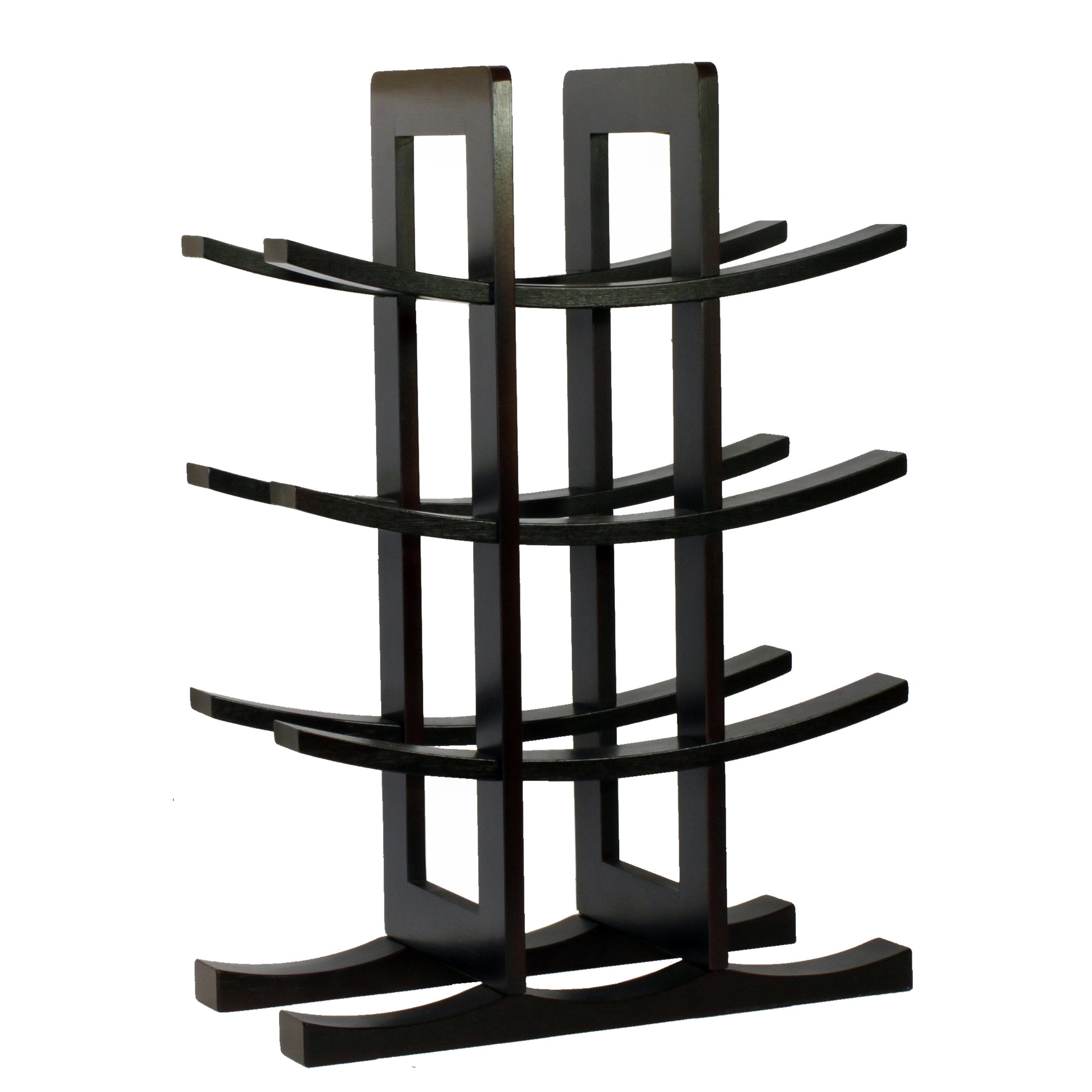 12-Bottle Bamboo Wine Rack