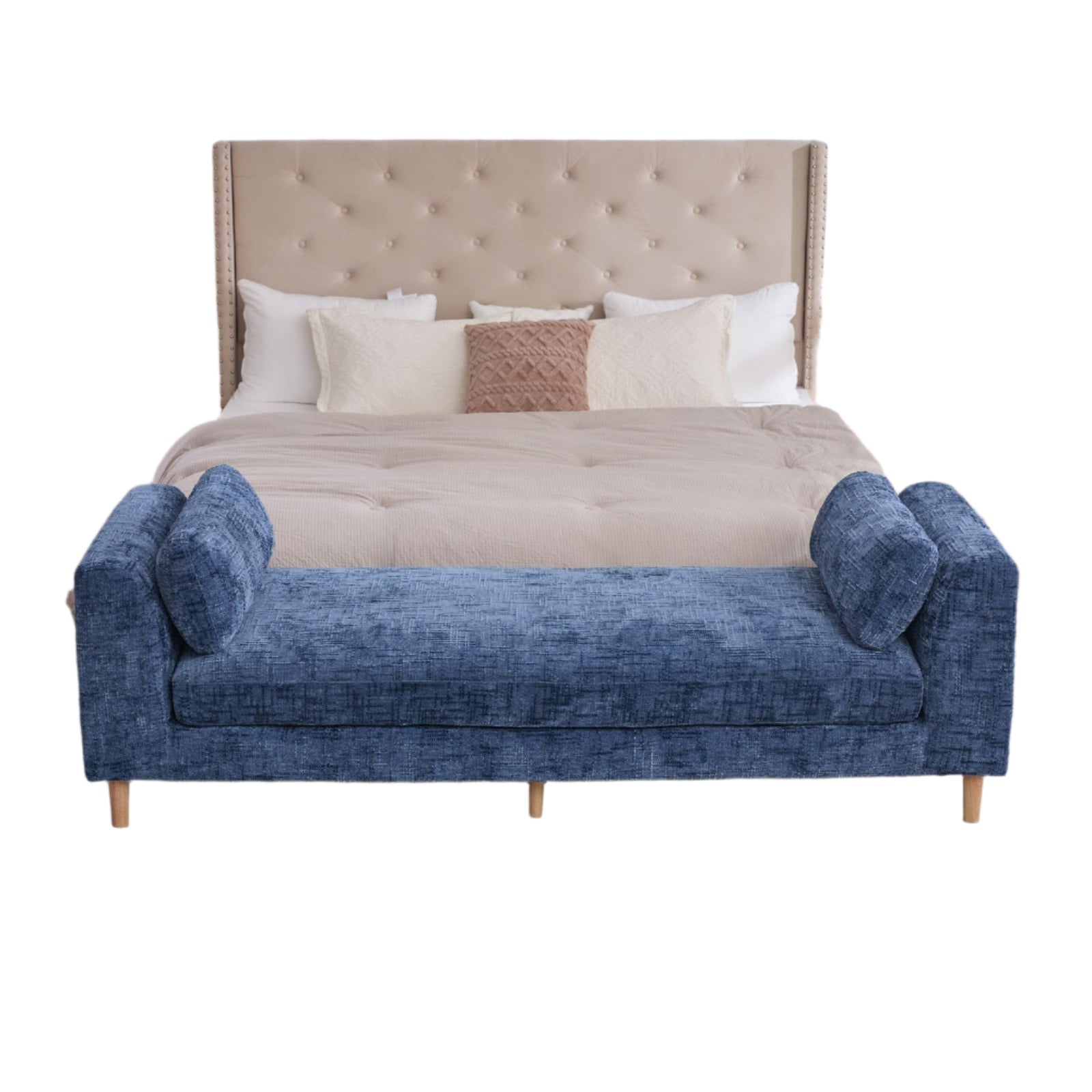 83” Modern End of Bed Bench King Size Storage Bench