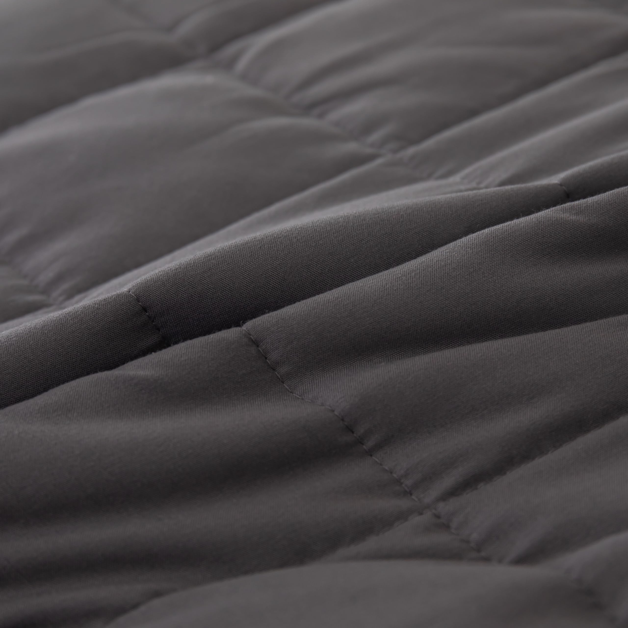 Yadangxiawa Weighted Blanket (80''x84''/20lbs,King Size，Grey) for Kids and Adults, High Breathability Heavy Blanket,Soft Material with Premium Glass Beads