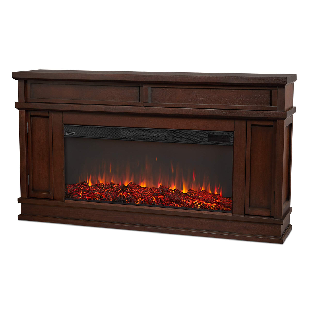 Electric Fireplace TV Stand with Mantel, 60"