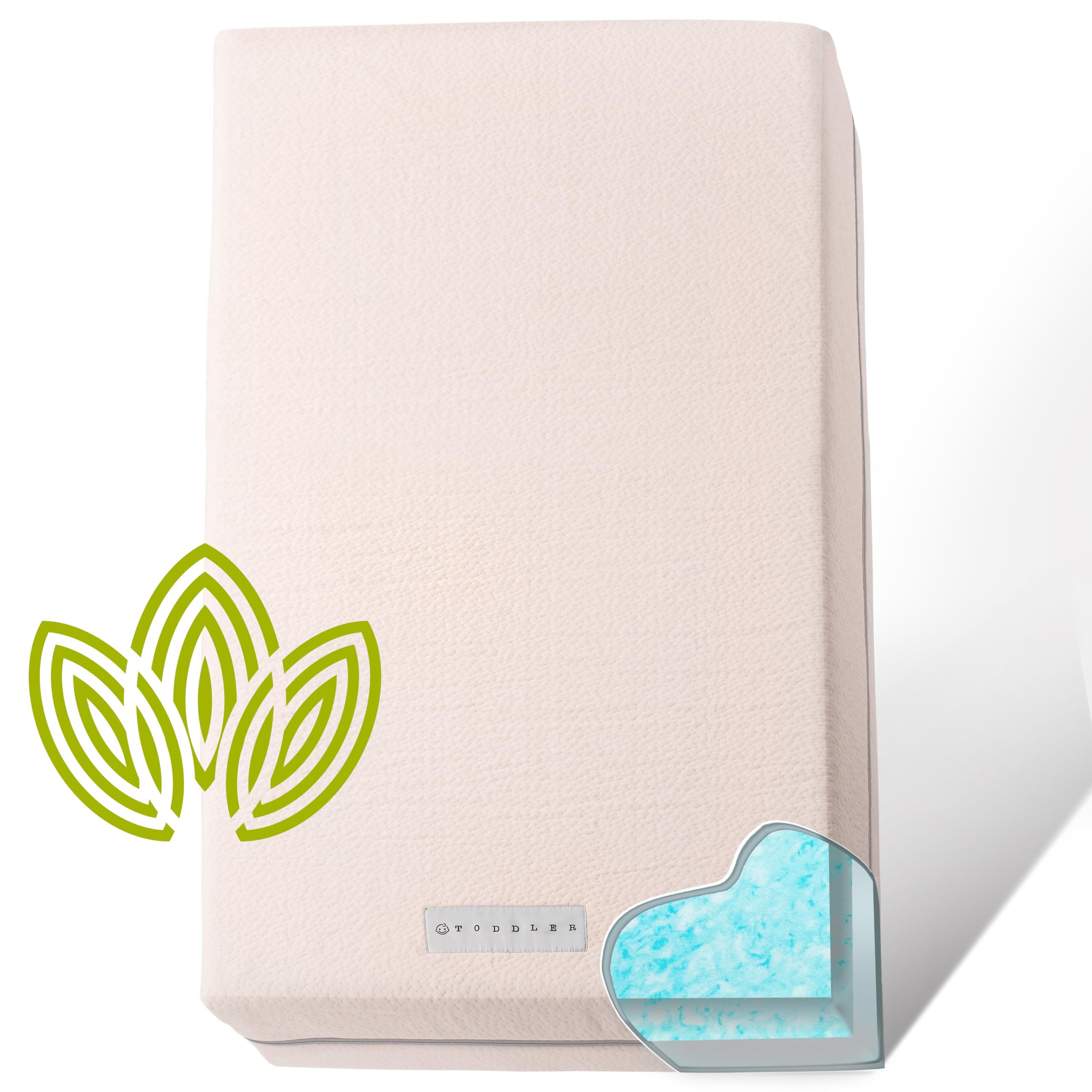 Organic Cotton Dual-Sided Crib Mattress | 2-Stage Premium Memory Foam