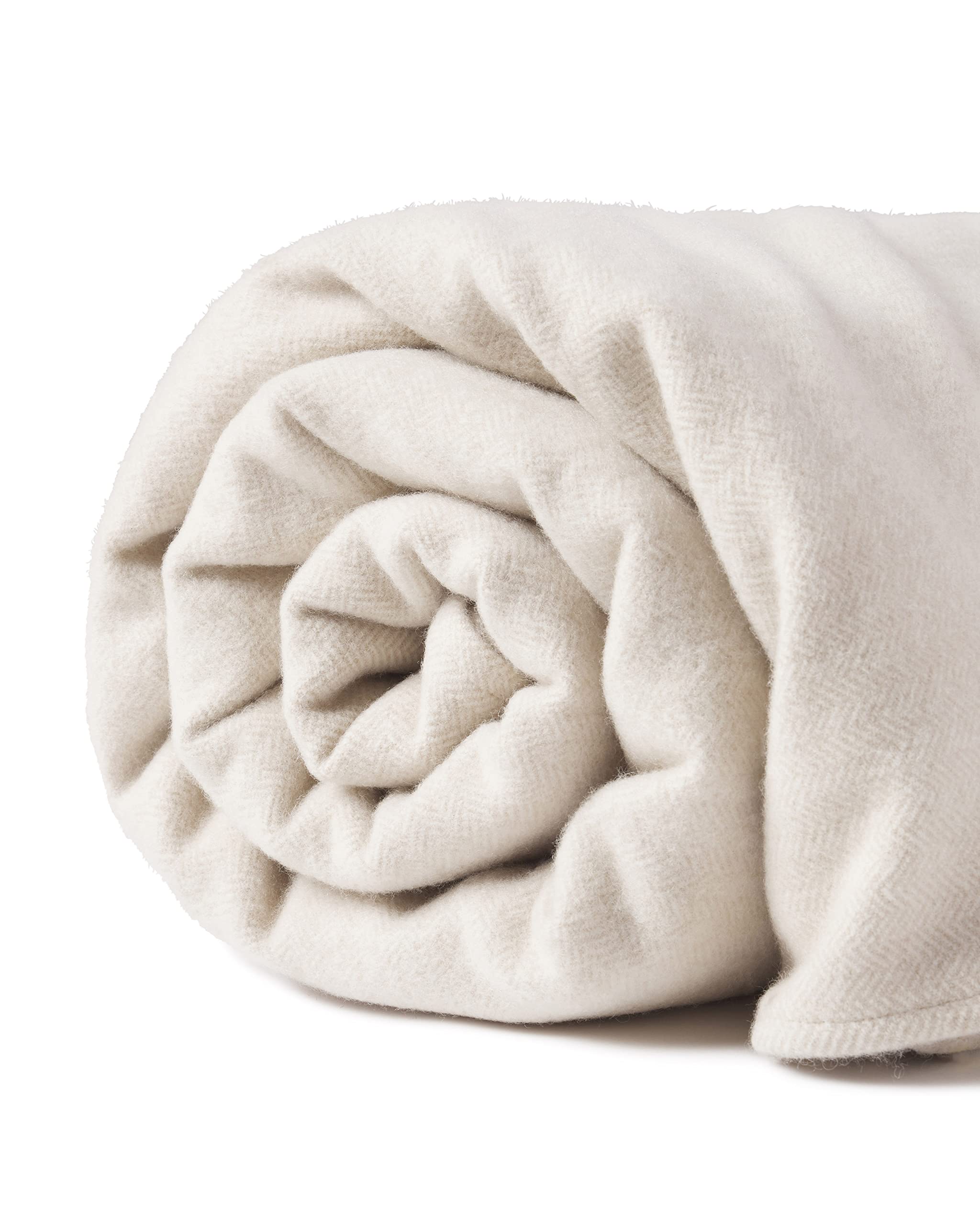 Herringbone Throw Blanket - Soft Accent Blanket for Couch