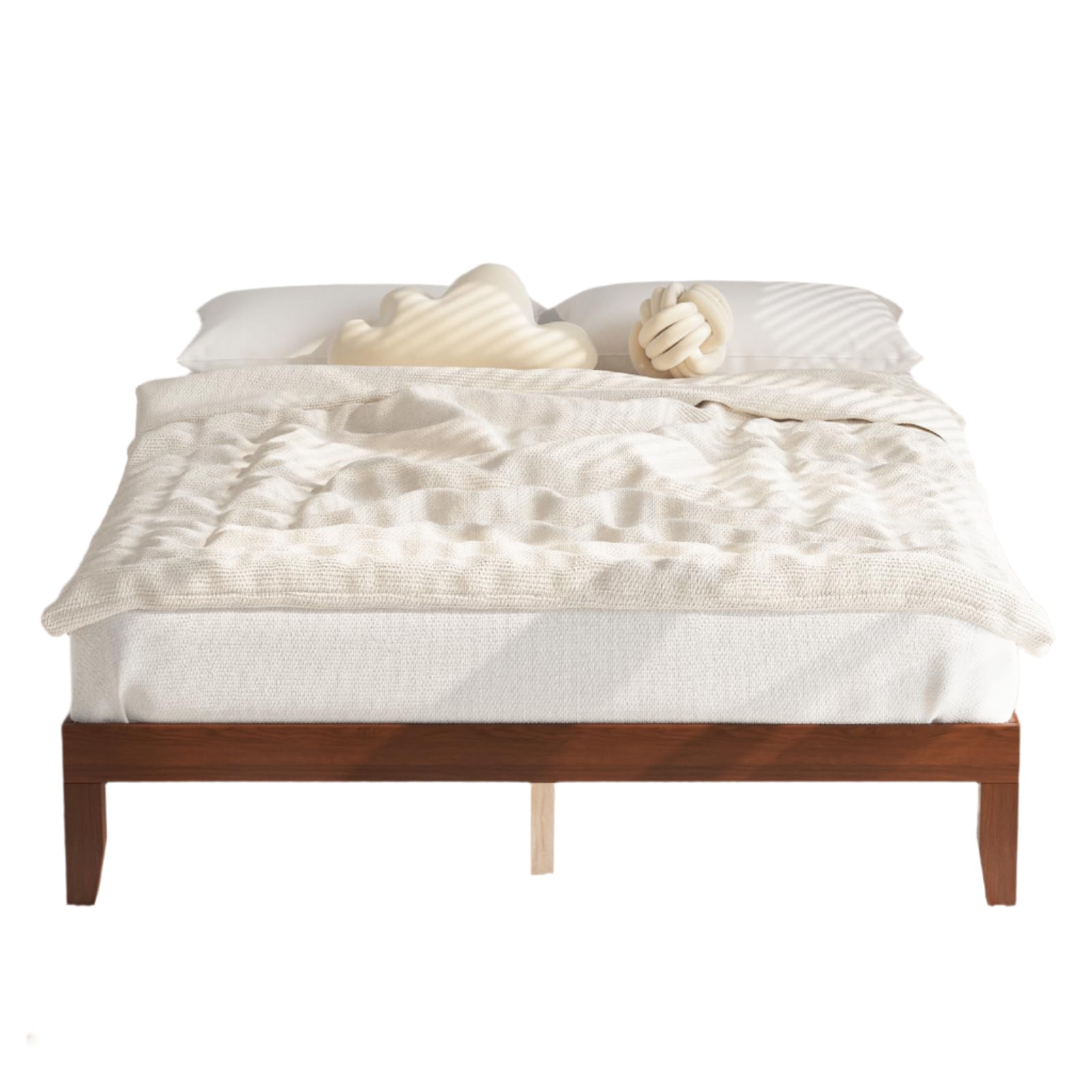 King Bed Frames,Wood Bed Frames,Wood Platforms Bed with Wooden Slats Support