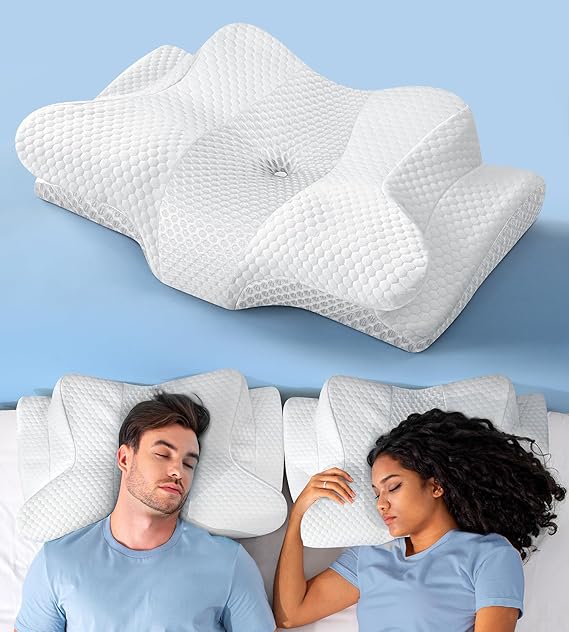 Approved Cervical Neck Pillow for Sleeping, Ergonomic Contour