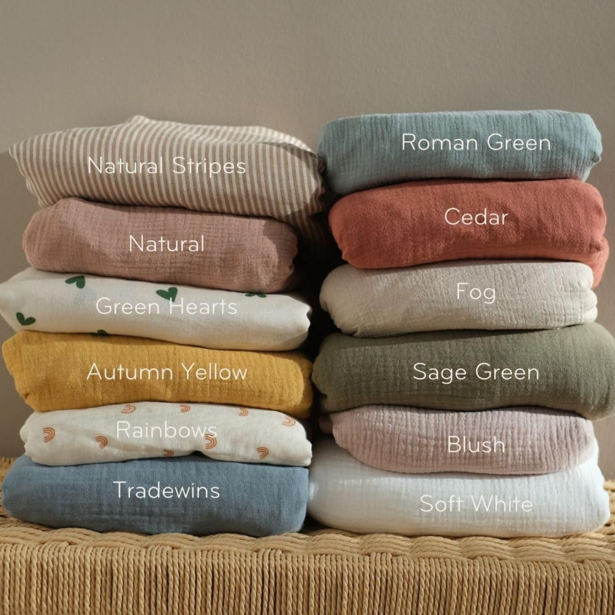 Mini Crib Sheets – Organic Cotton Muslin Fitted Mini Crib Sheet