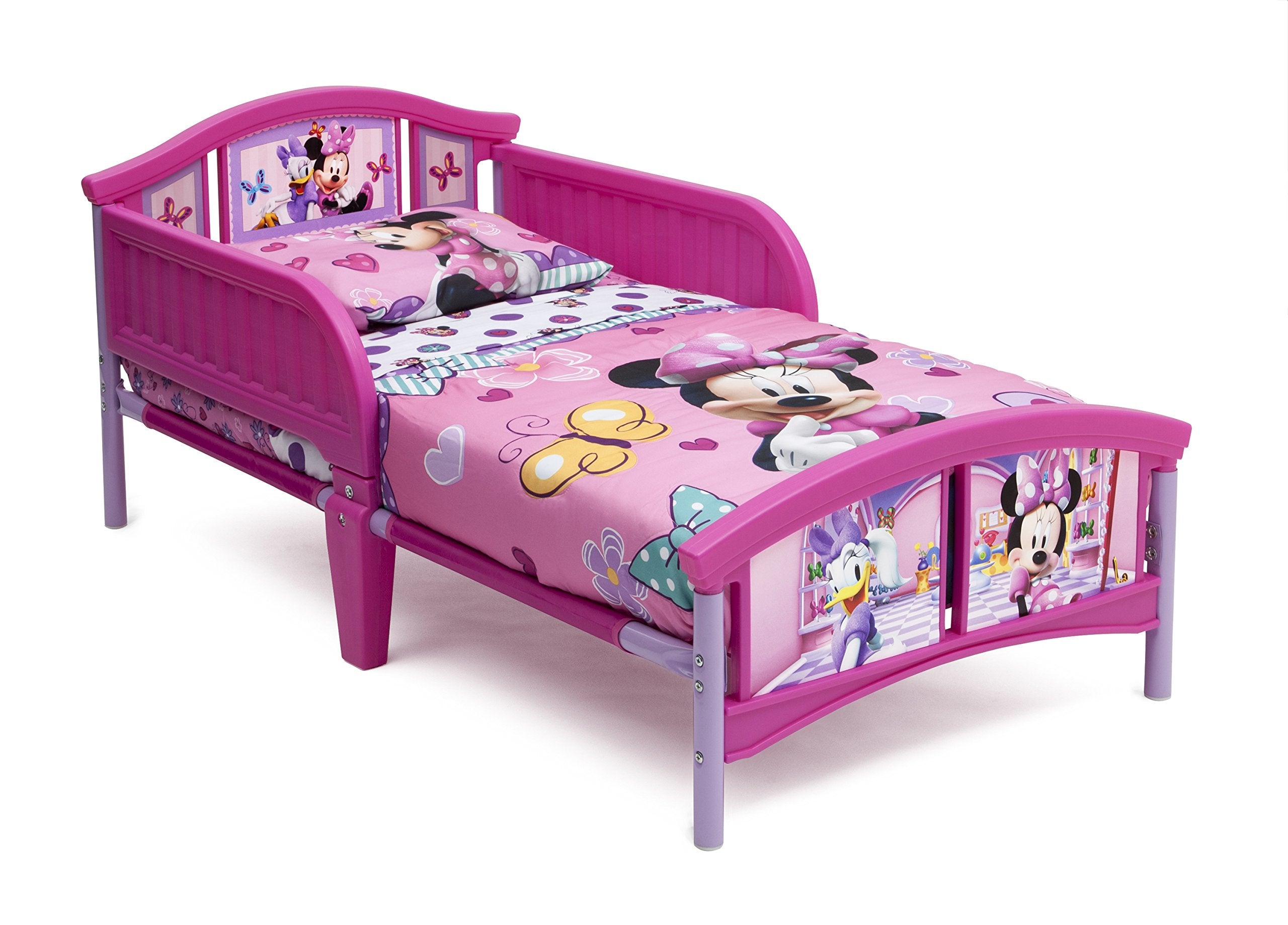 Plastic Toddler Bed, Disney Minnie Mouse