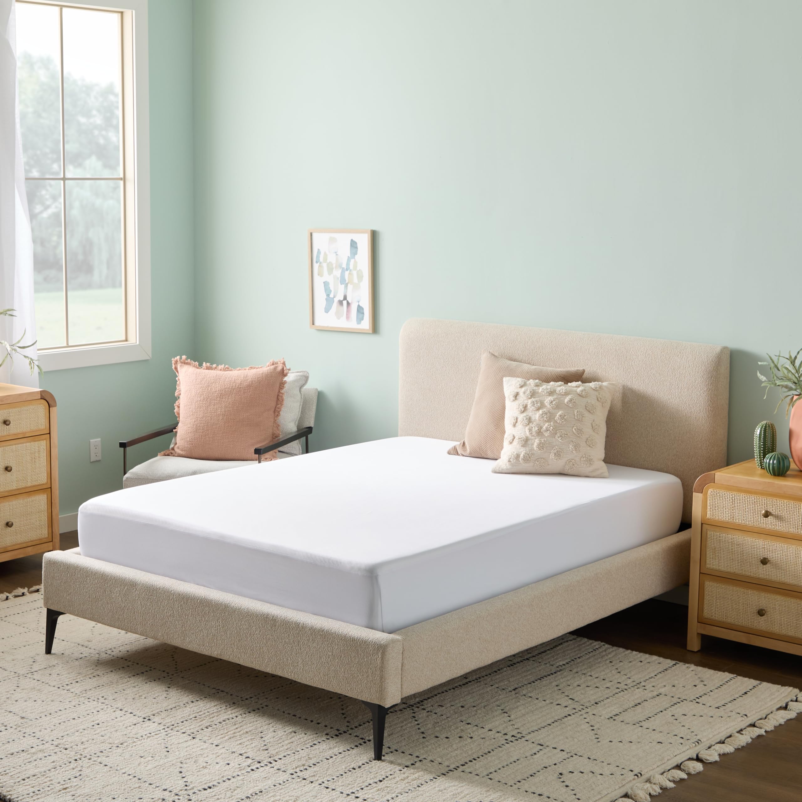 Premium Waterproof Mattress Protector - Full Size - Breathable