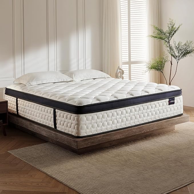 Queen Size Mattress,12 Inch Hybrid Mattress in a Box