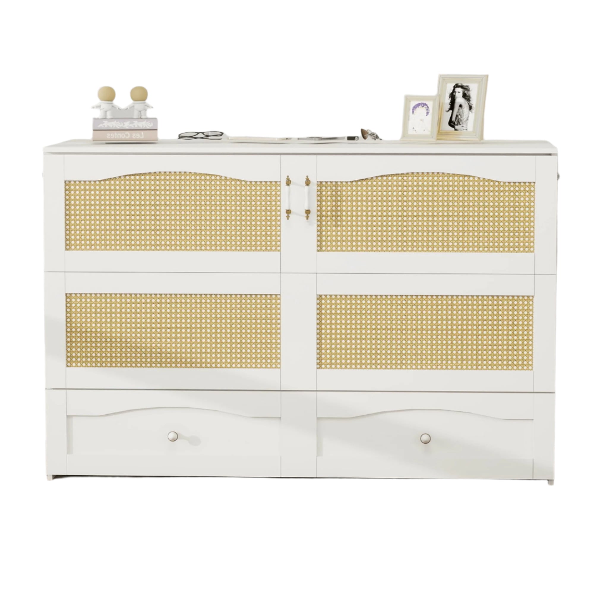 Murphy Bed Cabinet Queen with Storage Spcae and Drawer