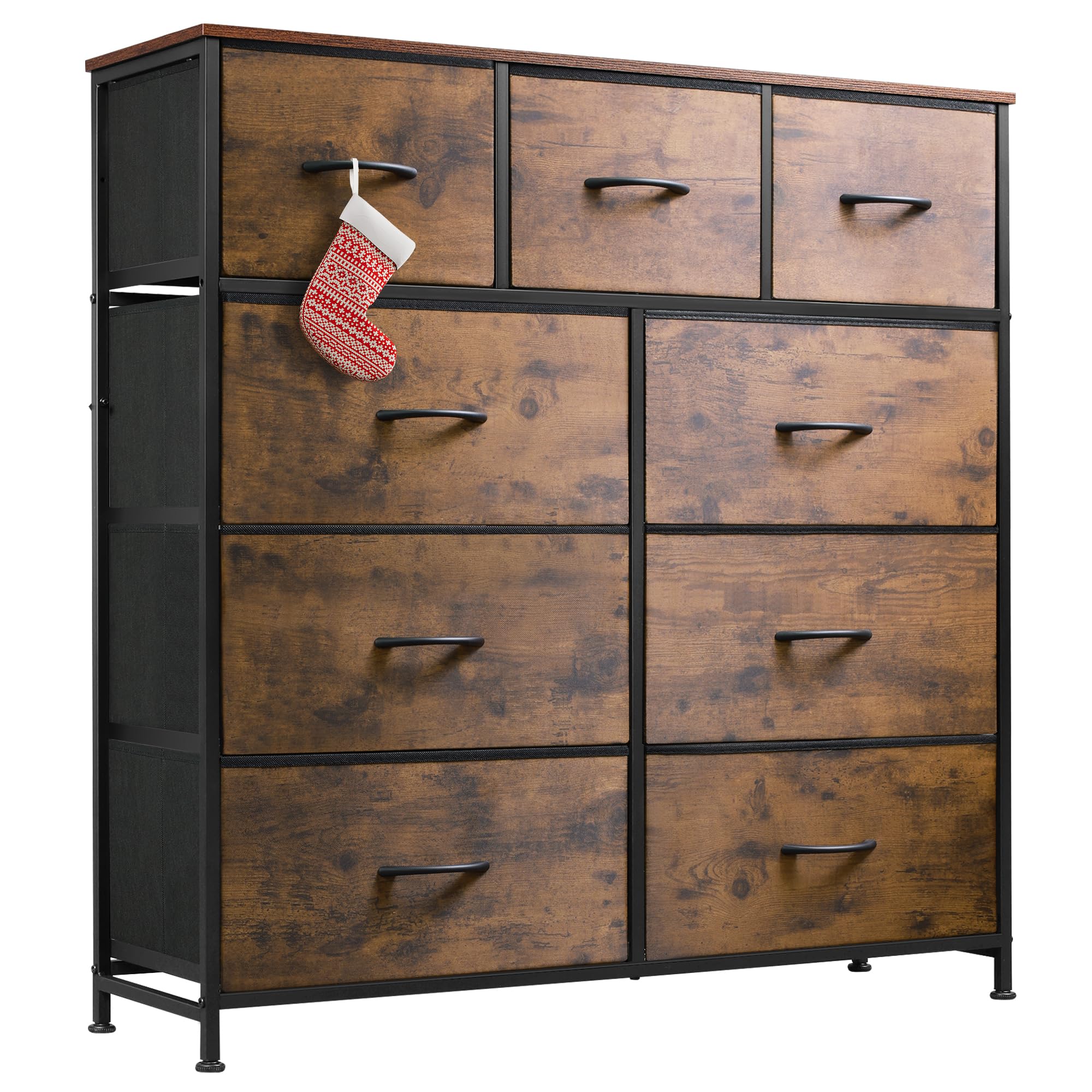 2 Sets 9 Drawer Dresser, Dresser for Bedroom, Closet, Hallway