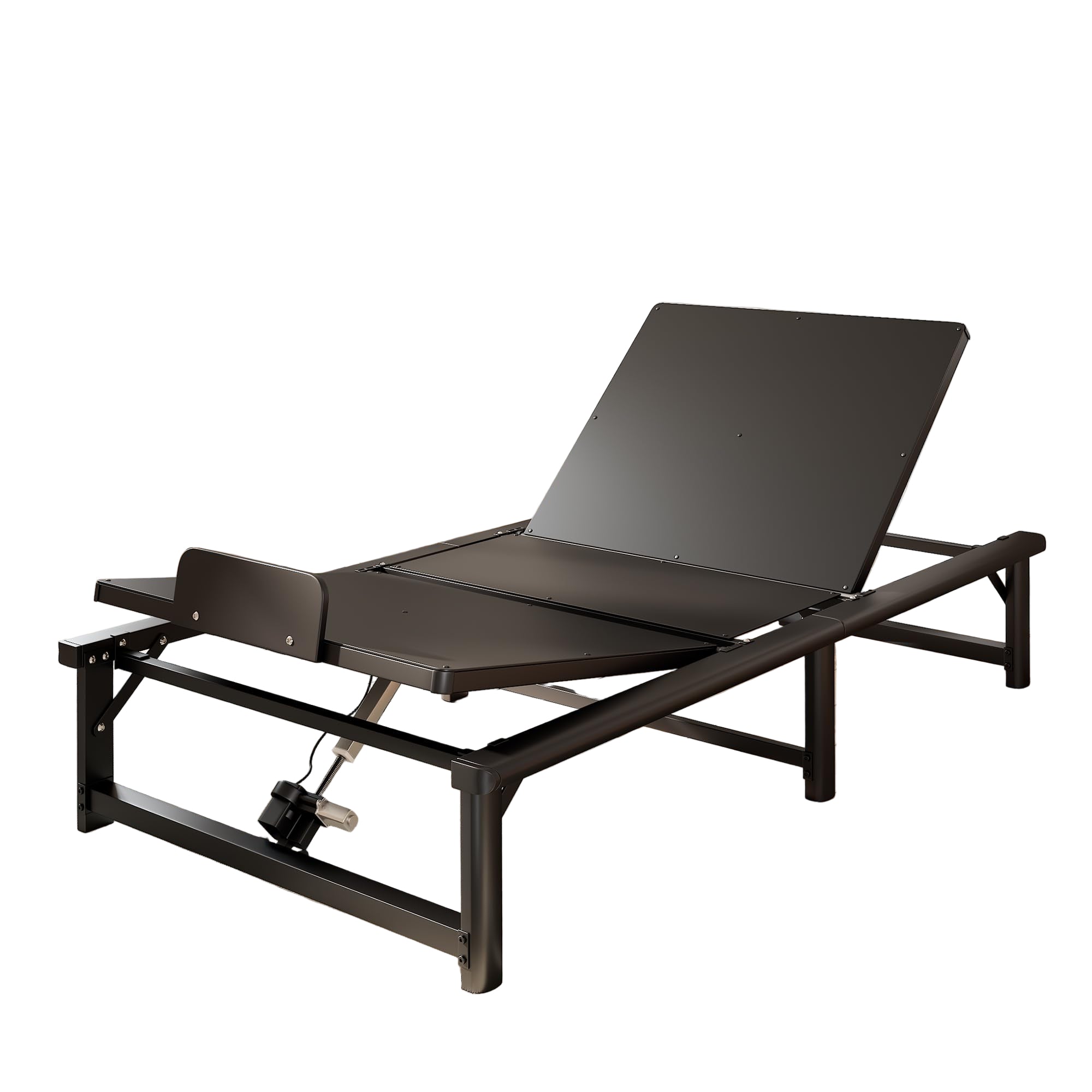 Adjustable Twin Bed Frame, Ergonomic Electric Bed with Quiet Durable Motor
